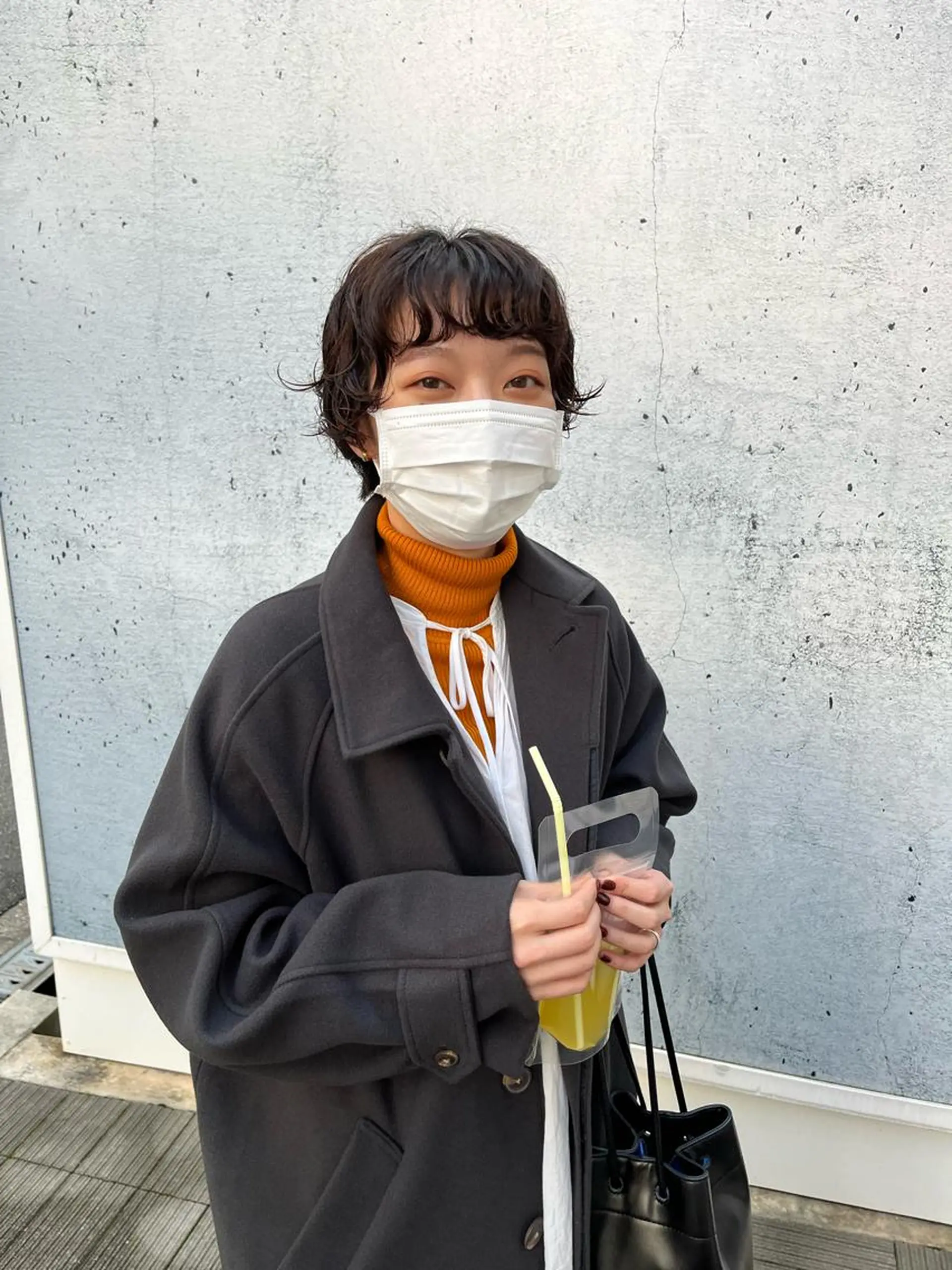 ショート パーマ ショートボブ ハンサムショート ボブ ショートヘア ニュアンスパーマ カット パーマ ショート/パーマ/ カラー/FUKOのヘアスタイル