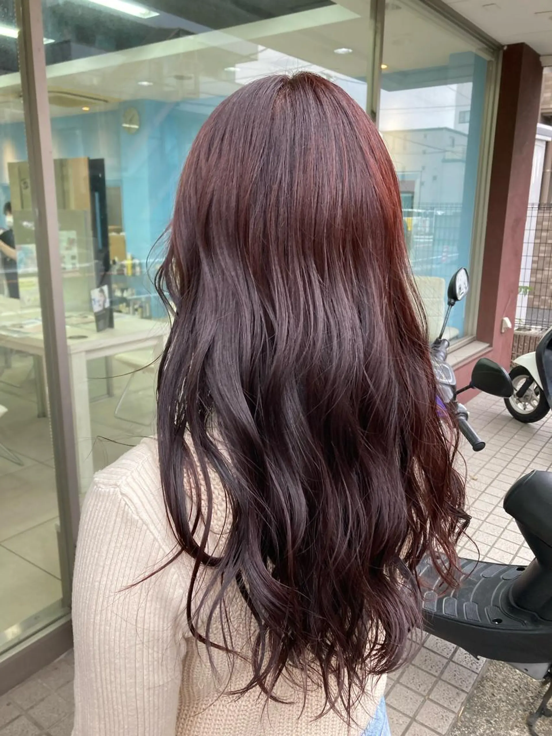 ロング カラー ヘアカラー 💜モデル大募集💜 松下のヘアスタイル