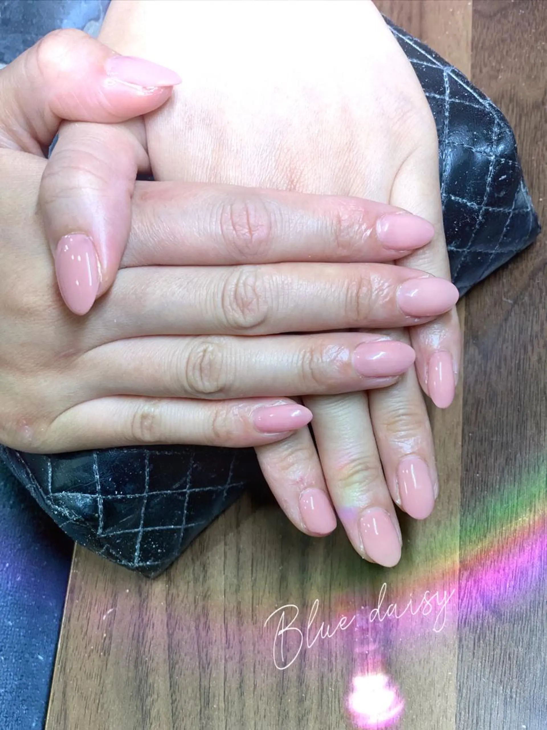 ネイル ピンク Blue daisy 栄本店のネイルデザイン