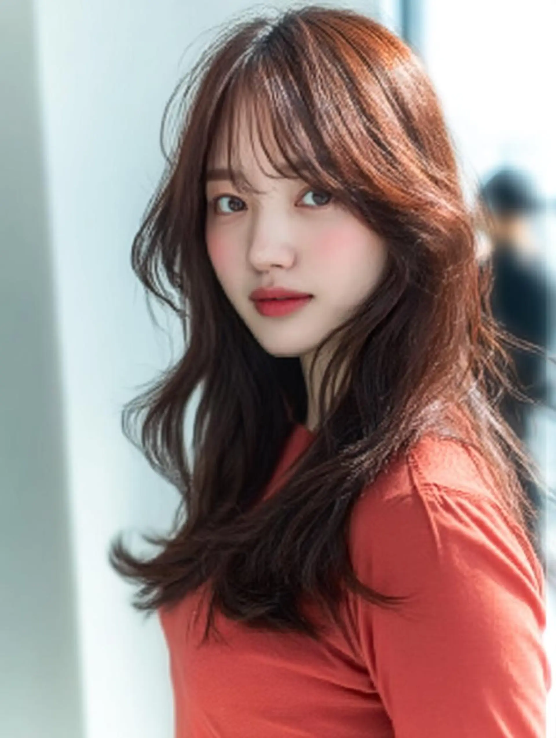 セミロング ハッシュカット 髪質改善 レイヤーカット 縮毛矯正 トリートメント カット ヘアカラー トリートメント 生艶髪＆レイヤー🔔 渋谷お薦めNo.1✨のヘアスタイル