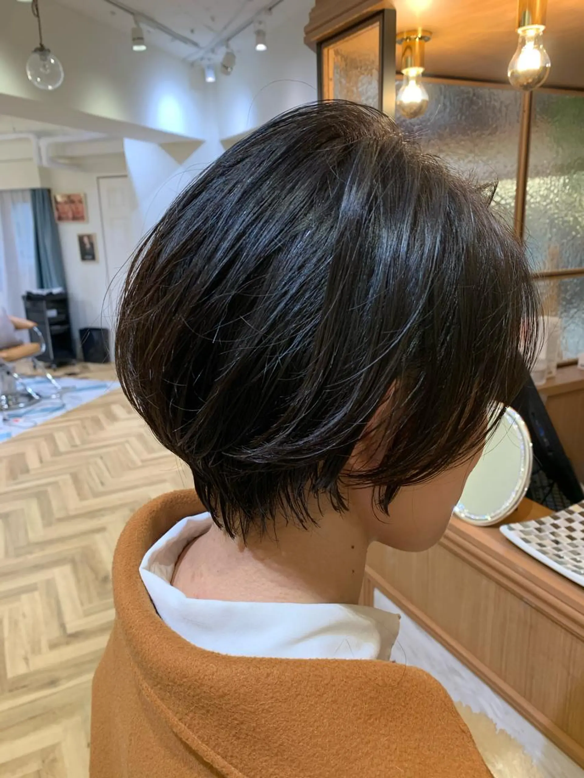 ショート ショートボブ 丸みショート ボブ ショートヘア レイヤー/韓国❣️ 髪質改善/e_kiのヘアスタイル