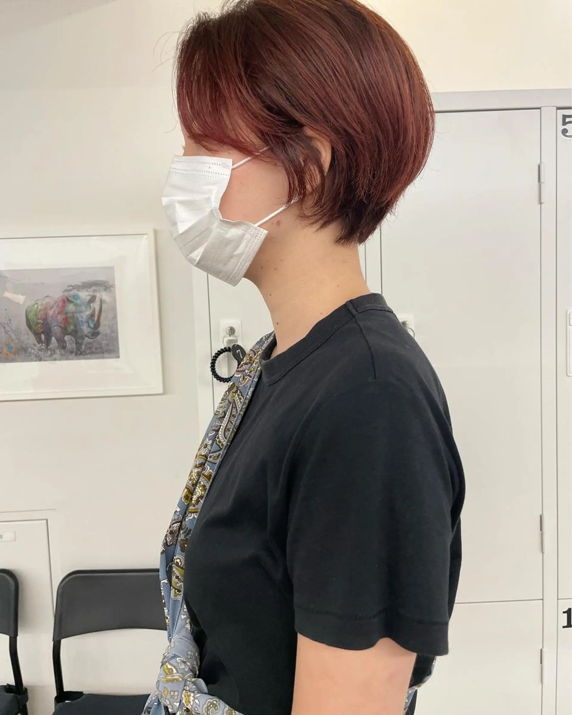 ショート カラー カット ヘアカラー トリートメント ボブ/ミニボブ/ 立河今日子のヘアスタイル