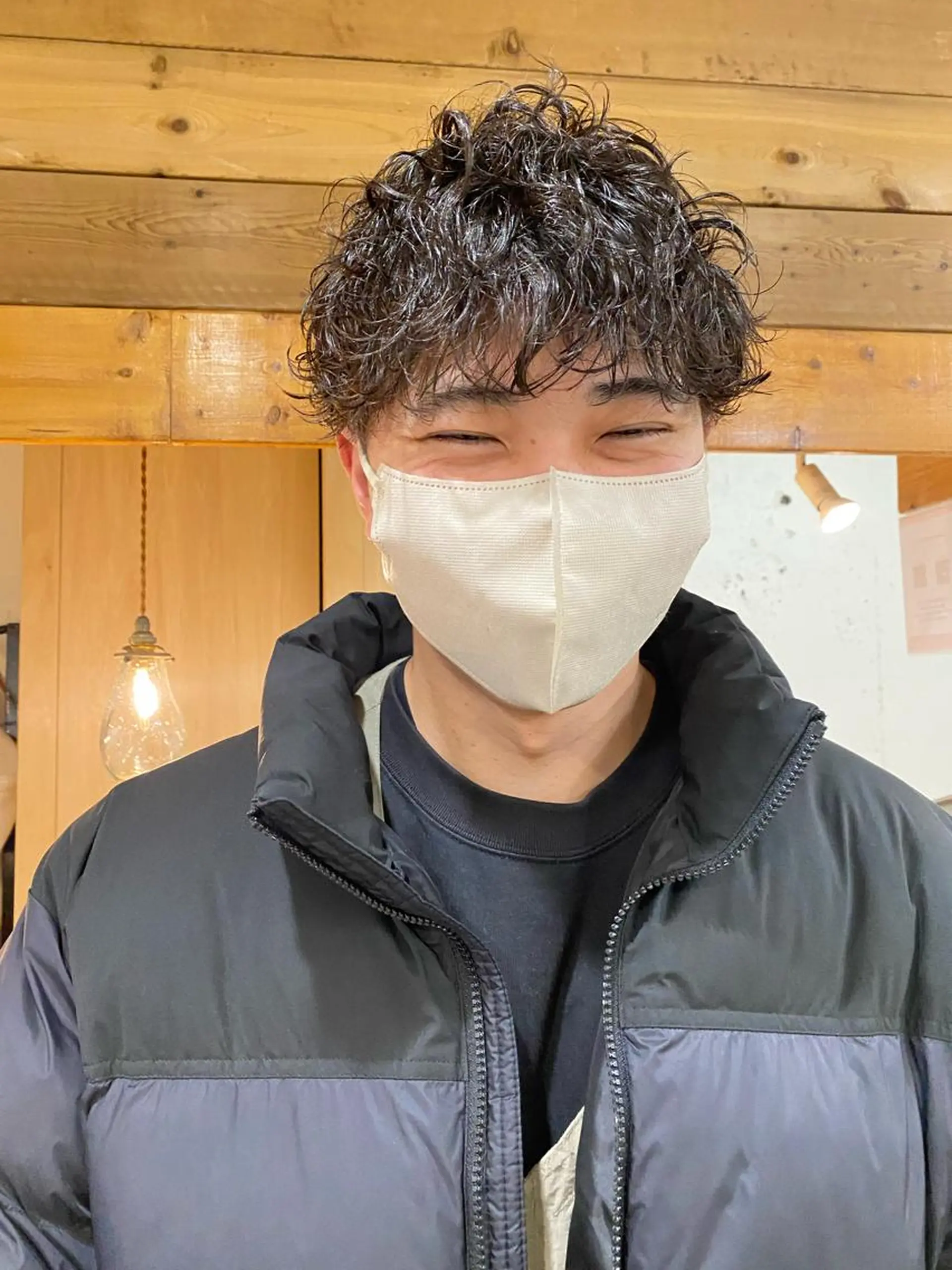 パーマ メンズ 竹内 柚子のヘアスタイル