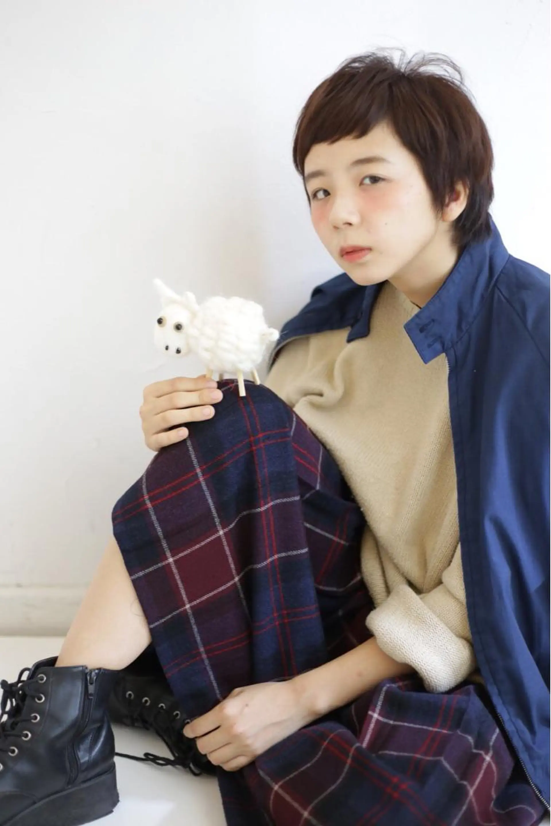 ショート three. kitahamaのヘアスタイル