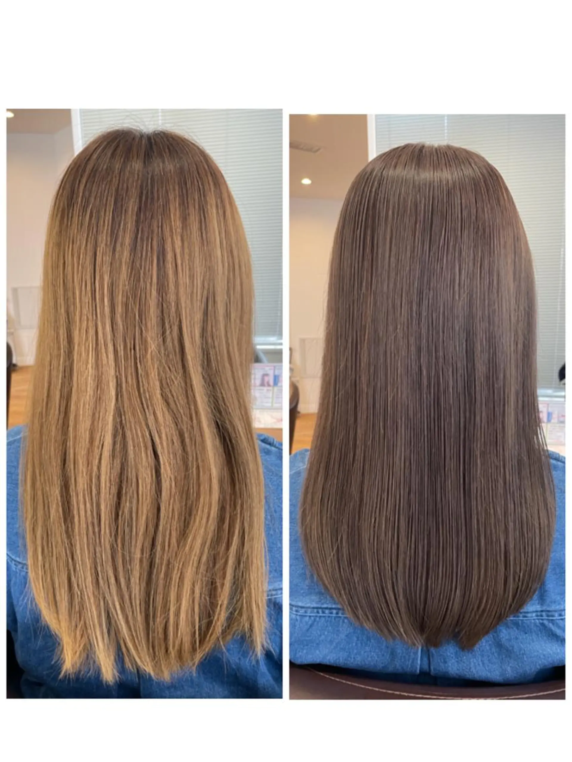 セミロング 開發 紗貴のヘアスタイル