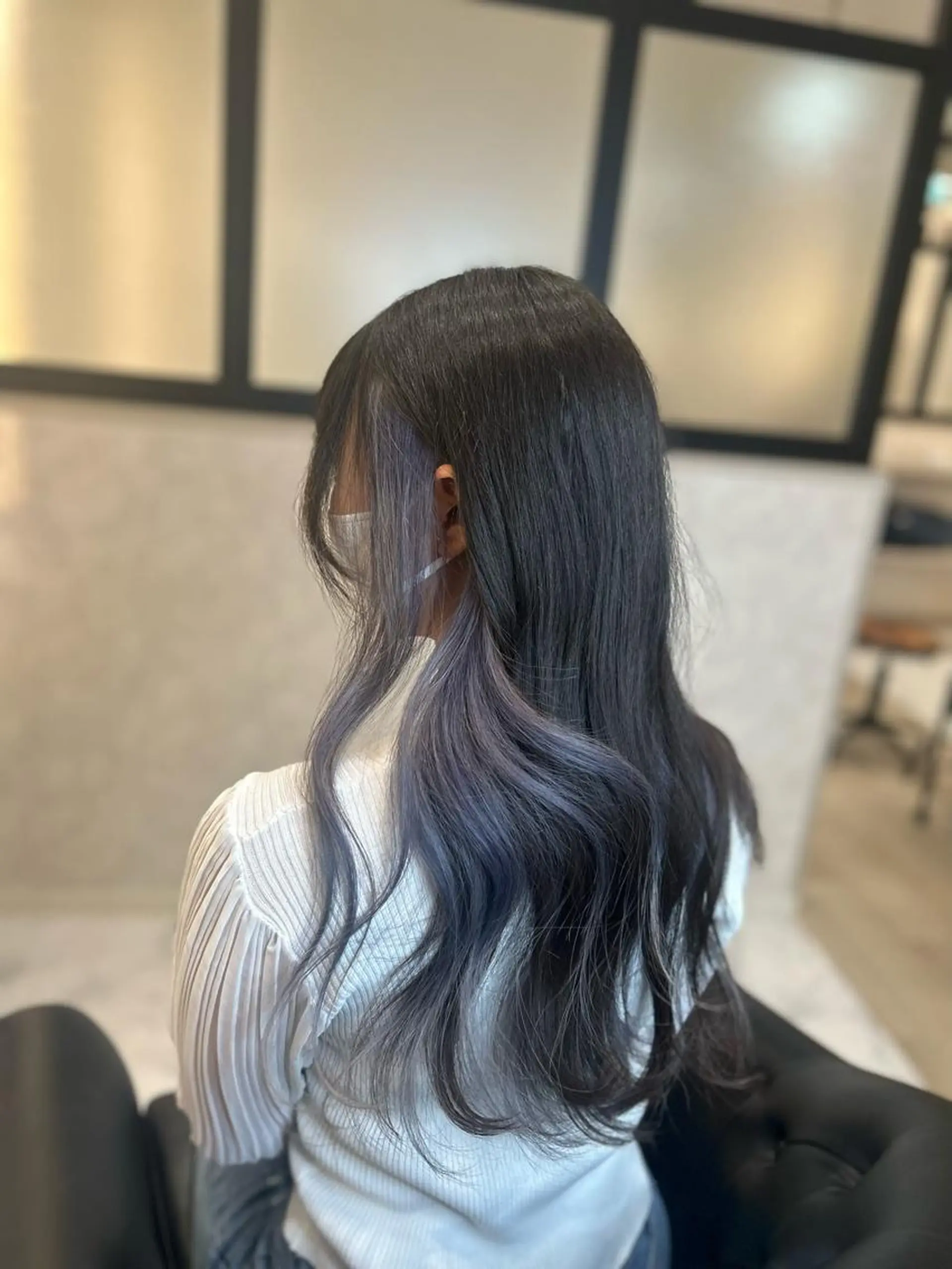 ロング カラー ヘアカラー トリートメント &chaLme   心斎橋所属・emi/髪質改善/ 韓国風/艶カラーのヘアスタイル