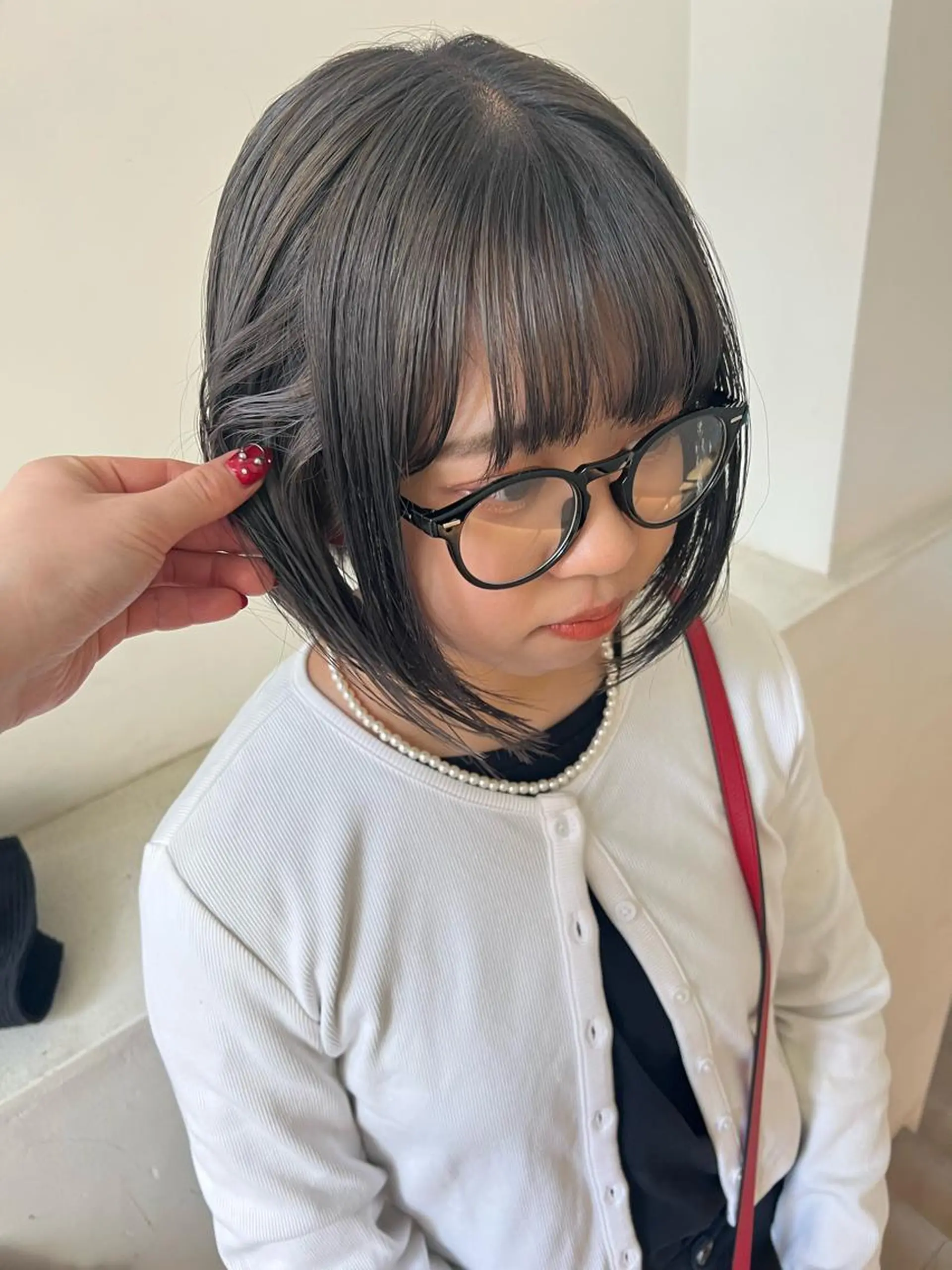 ショート カラー 顔周りカット/透明感 カラー✂️MEIのヘアスタイル