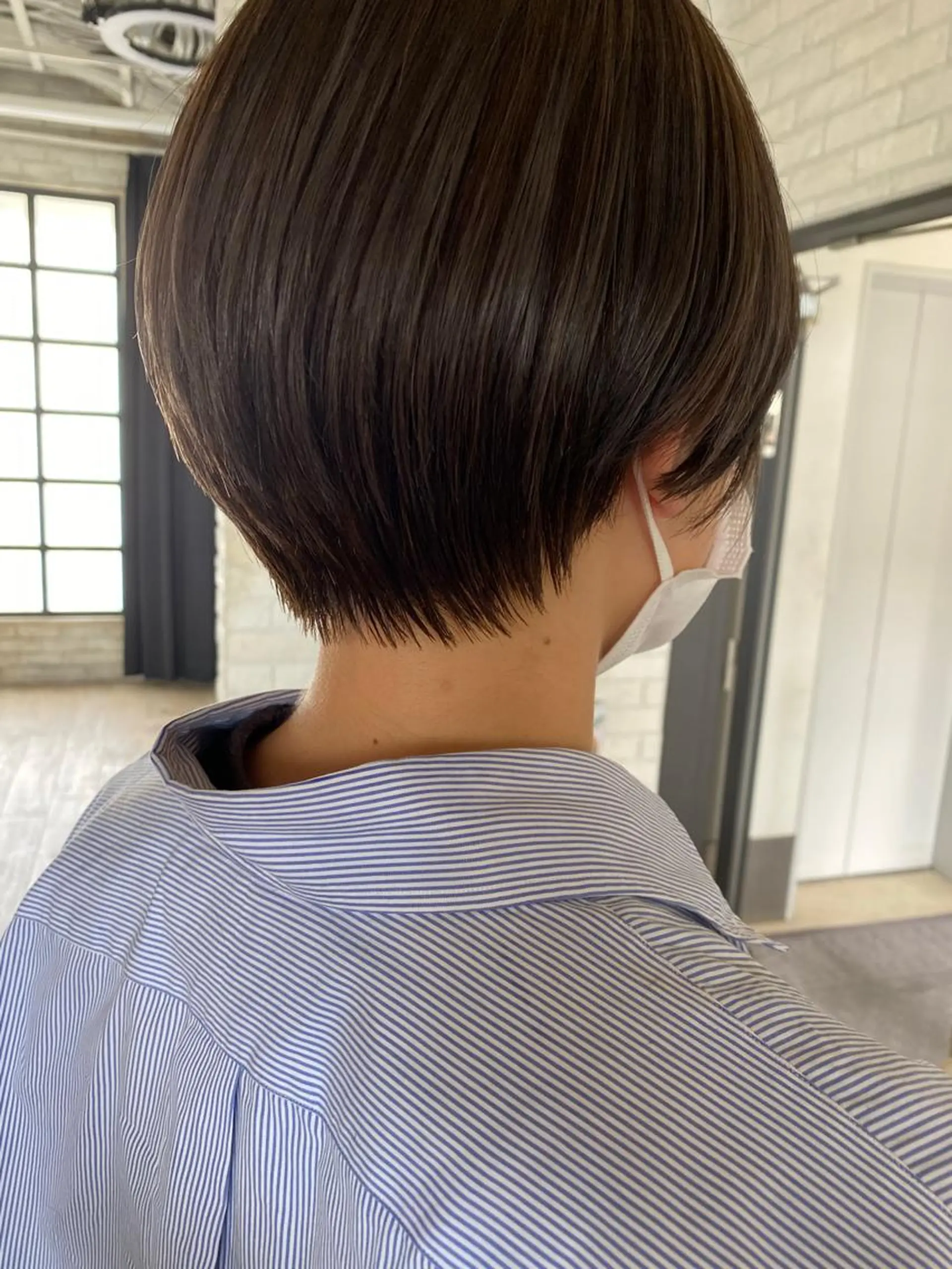 ショート カラー カット MORIO|再現性× 癖毛レイヤーパーマのヘアスタイル