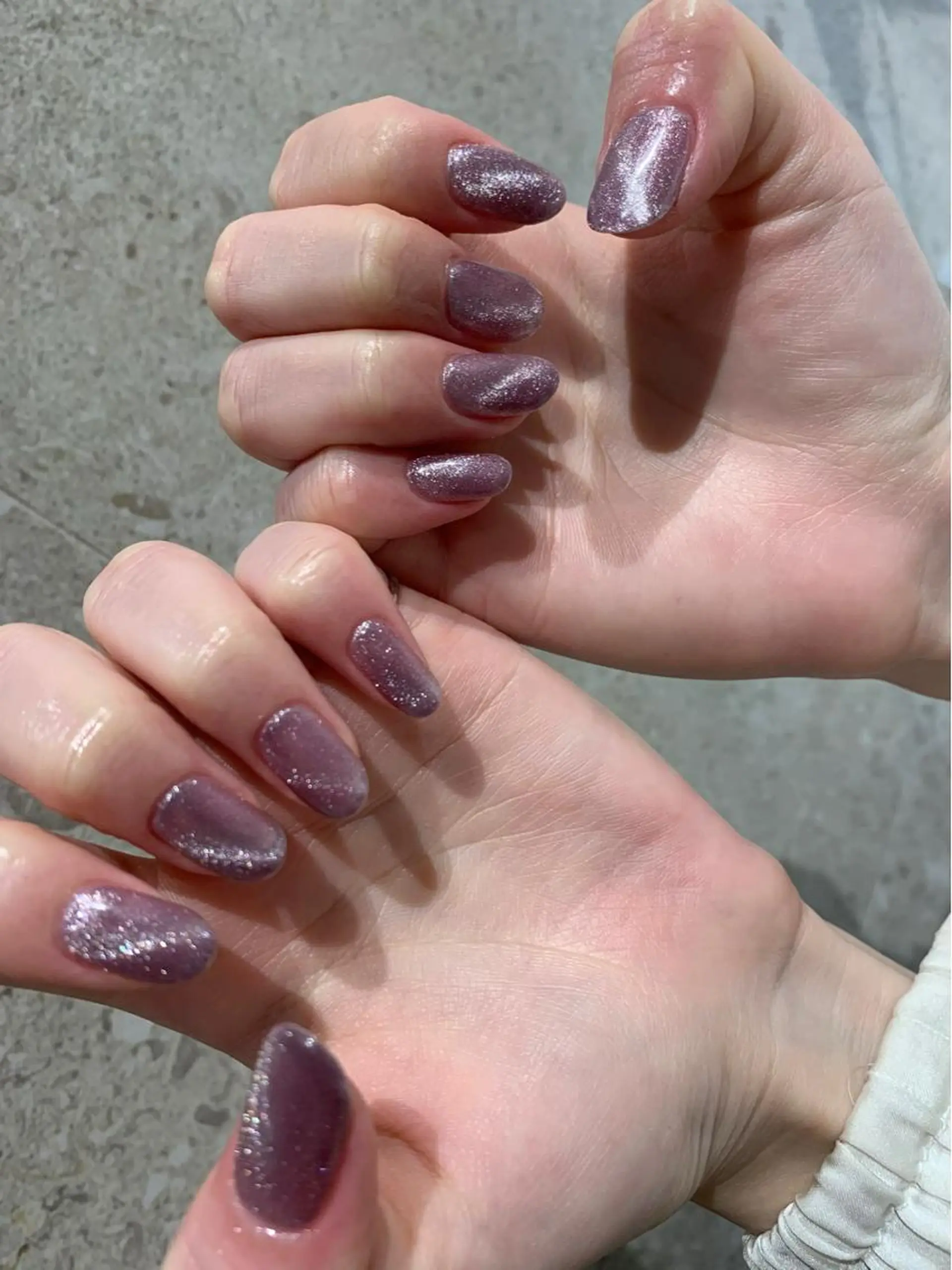 ネイル キラキラネイル マグネットネイル ハンドネイル ハンドケア esby Loely MIZUKIのネイルデザイン