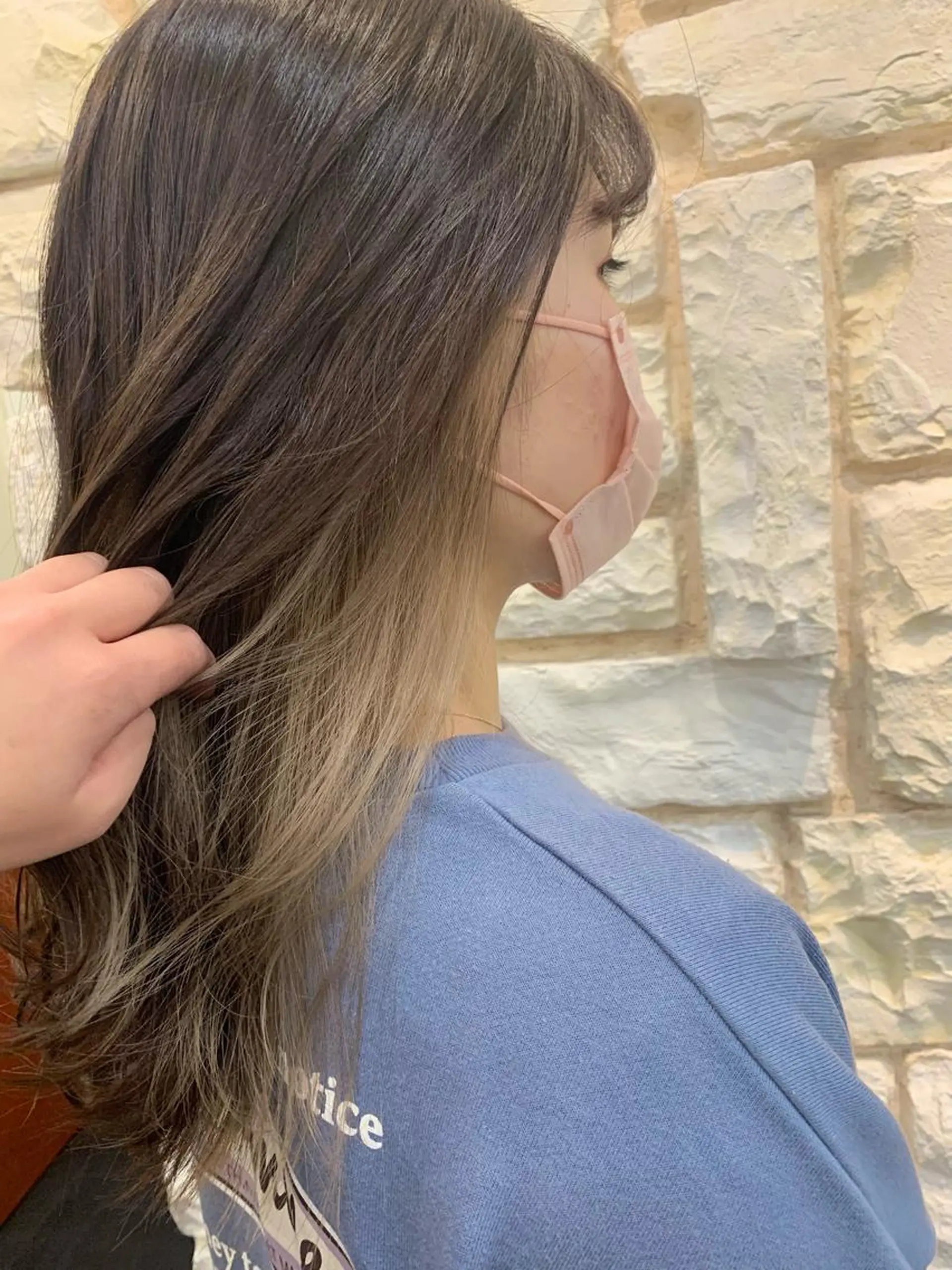 ロング 石原 姫菜のヘアスタイル