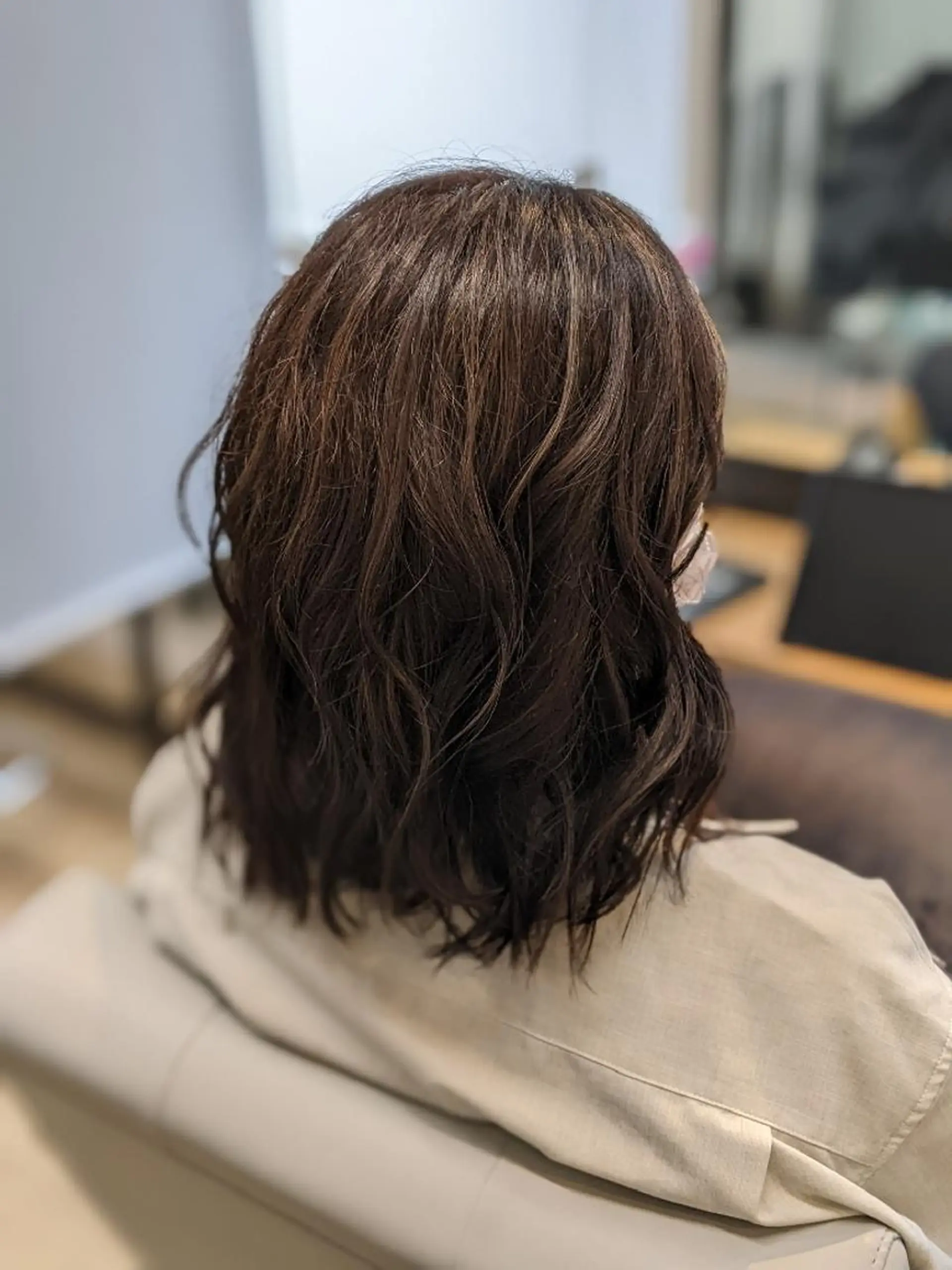 ミディアム カラー ハイライトカラー ハイライト Kokeshi/吹上 /Rymlhairのヘアスタイル