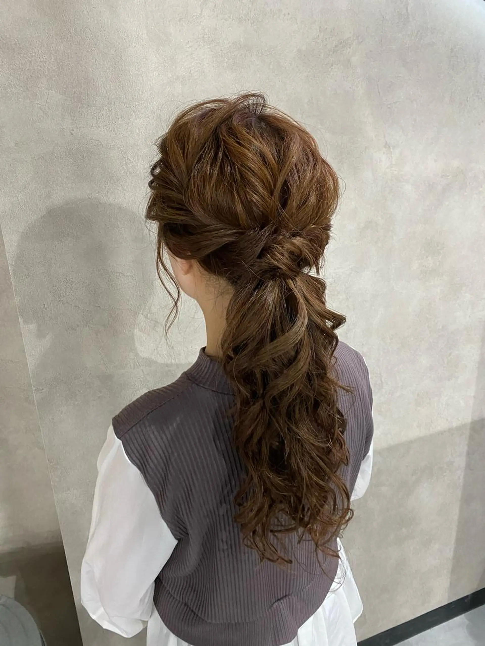 ロング ヘアアレンジ 大天使 まいめろのヘアスタイル