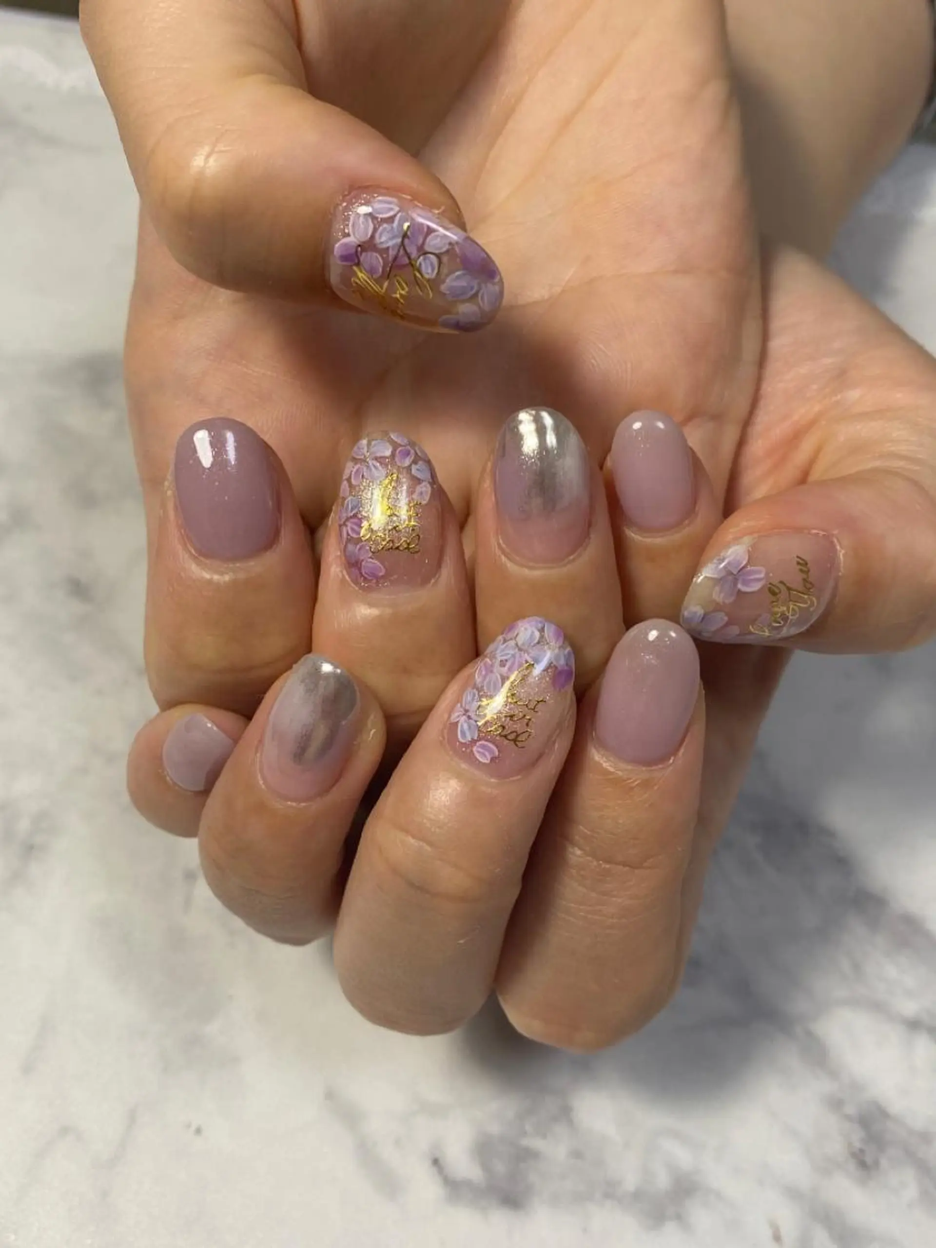 ネイル ハンドネイル mellow mのネイルデザイン