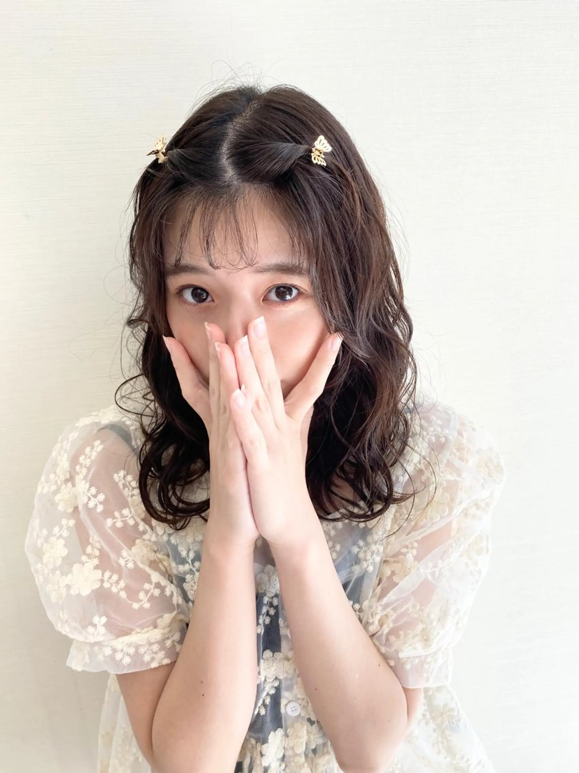 セミロング ヘアアレンジ [YUCCA] Junaのヘアスタイル