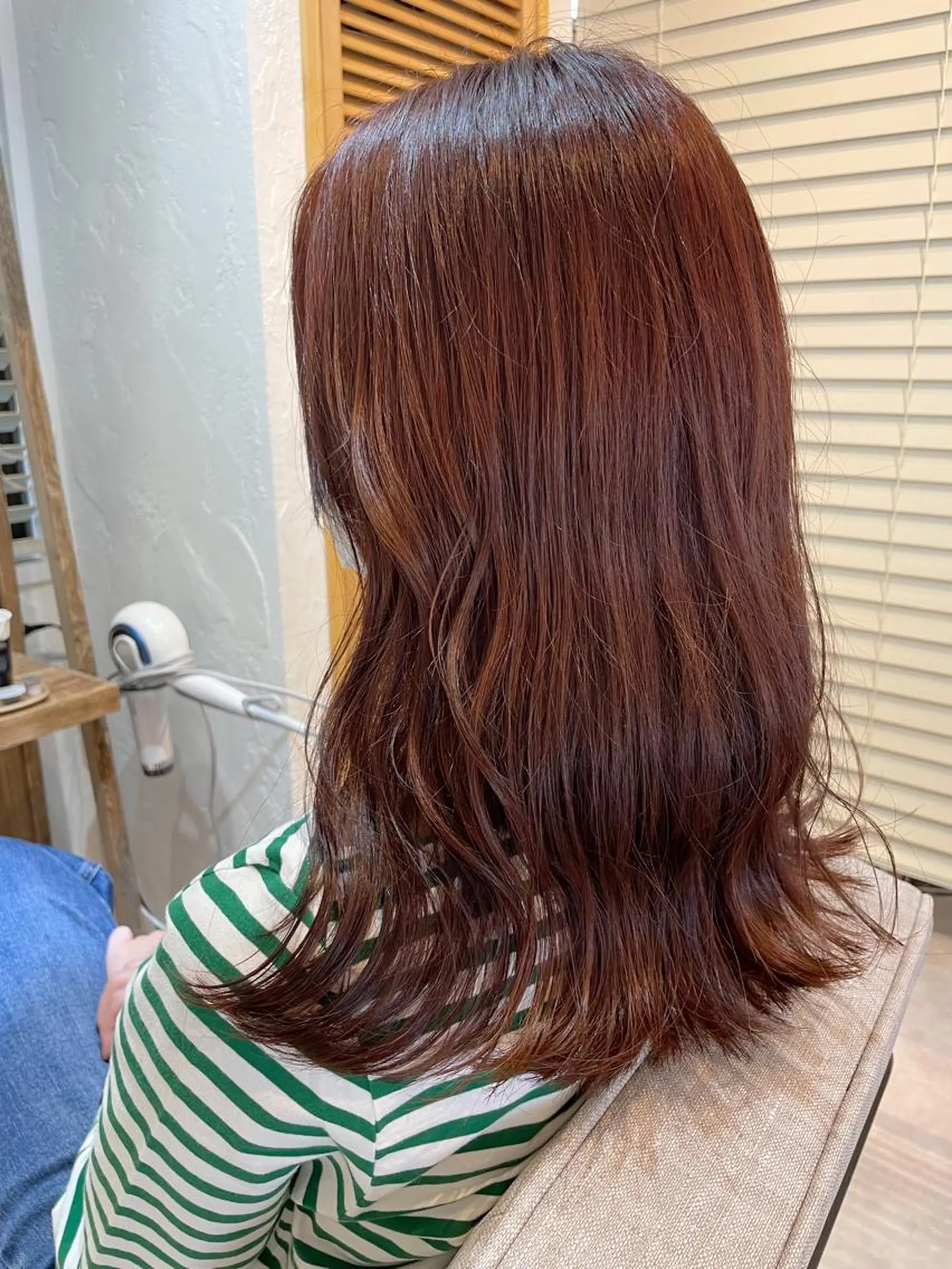 セミロング カラー カット ヘアカラー トリートメント 瀬川 雄太のヘアスタイル