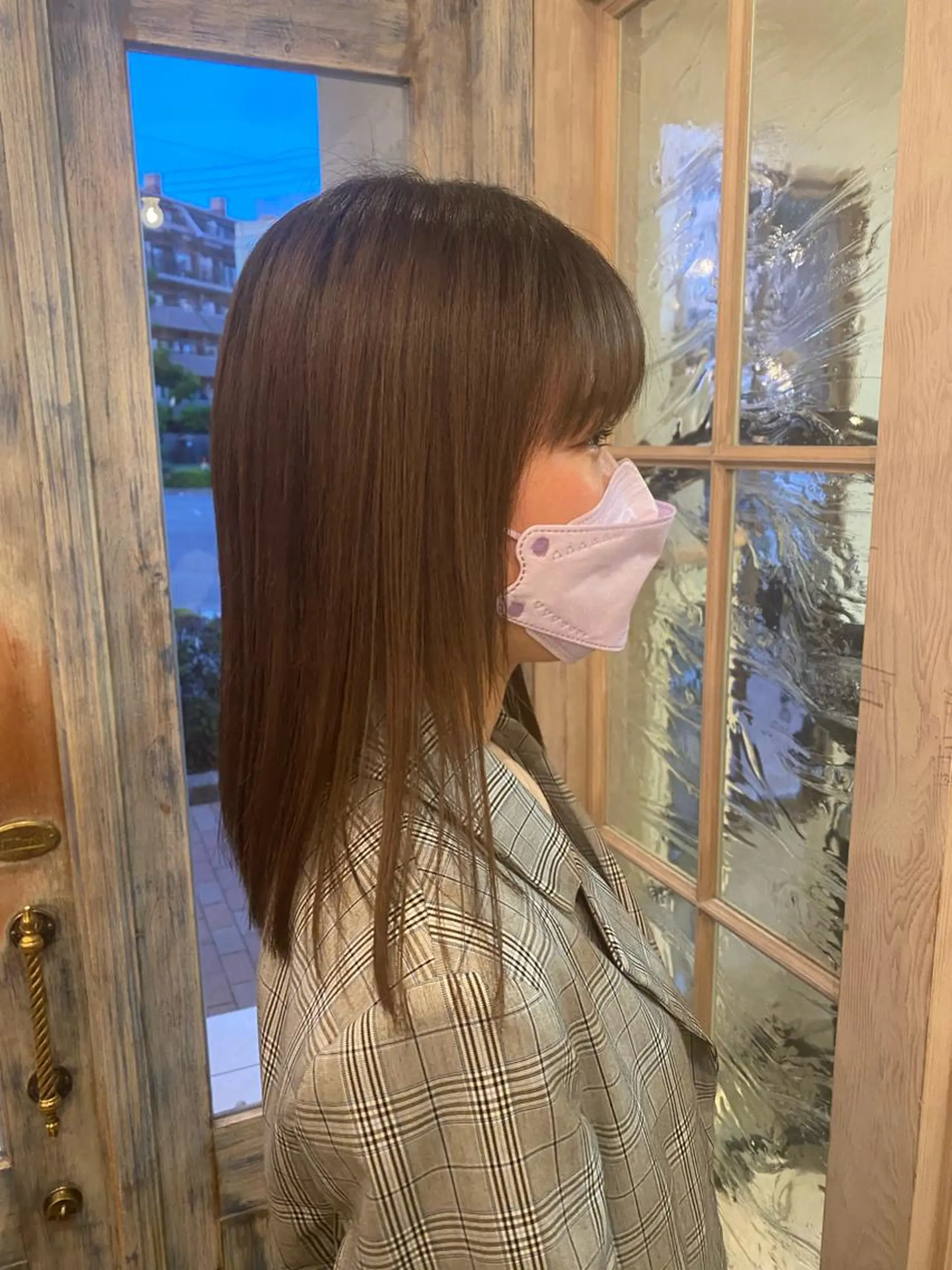 ミディアム 井上 日菜乃のヘアスタイル