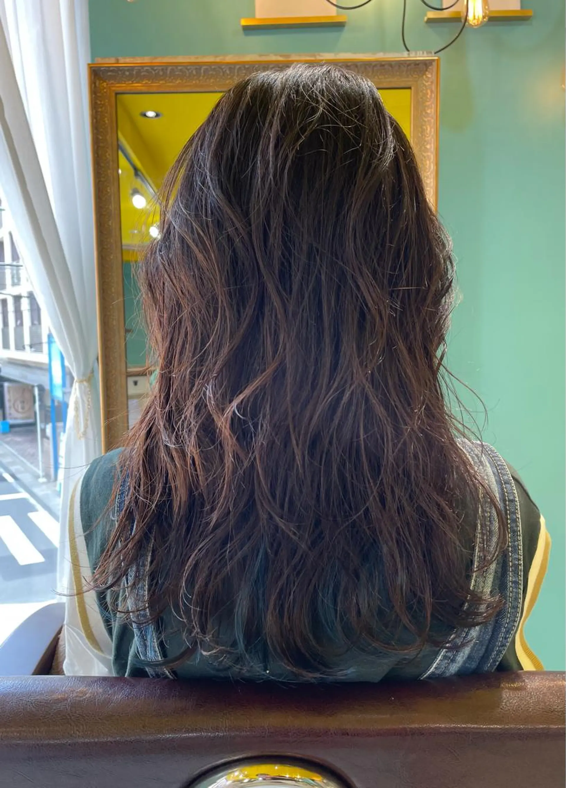 ロング ヘアカラー 末石 智のヘアスタイル