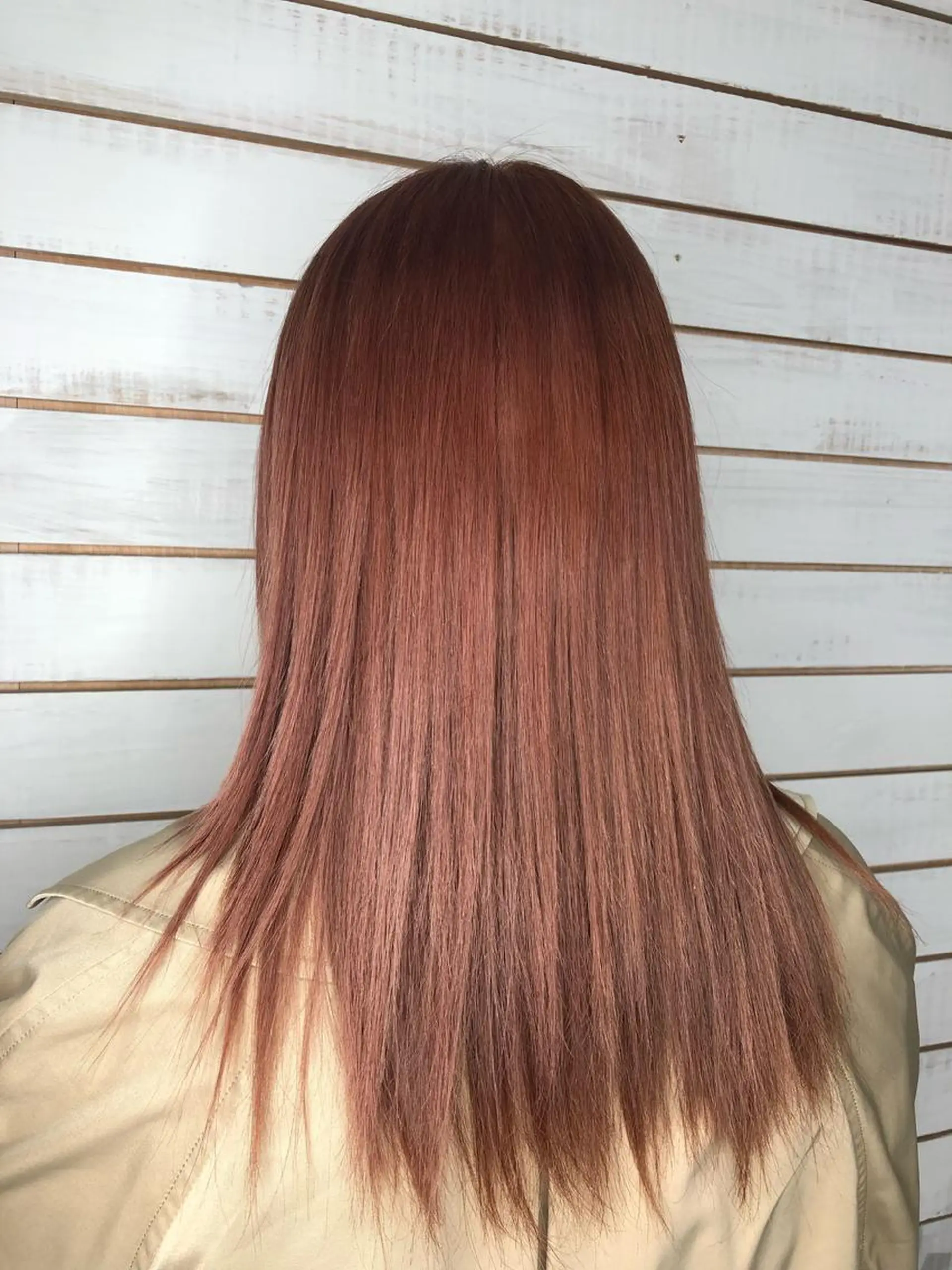 セミロング カラー ベージュカラー ピンクカラー ピンクベージュ カット ヘアカラー 🧡艶髪ちゅるん髪 🫧🧡YUKI❄️のヘアスタイル