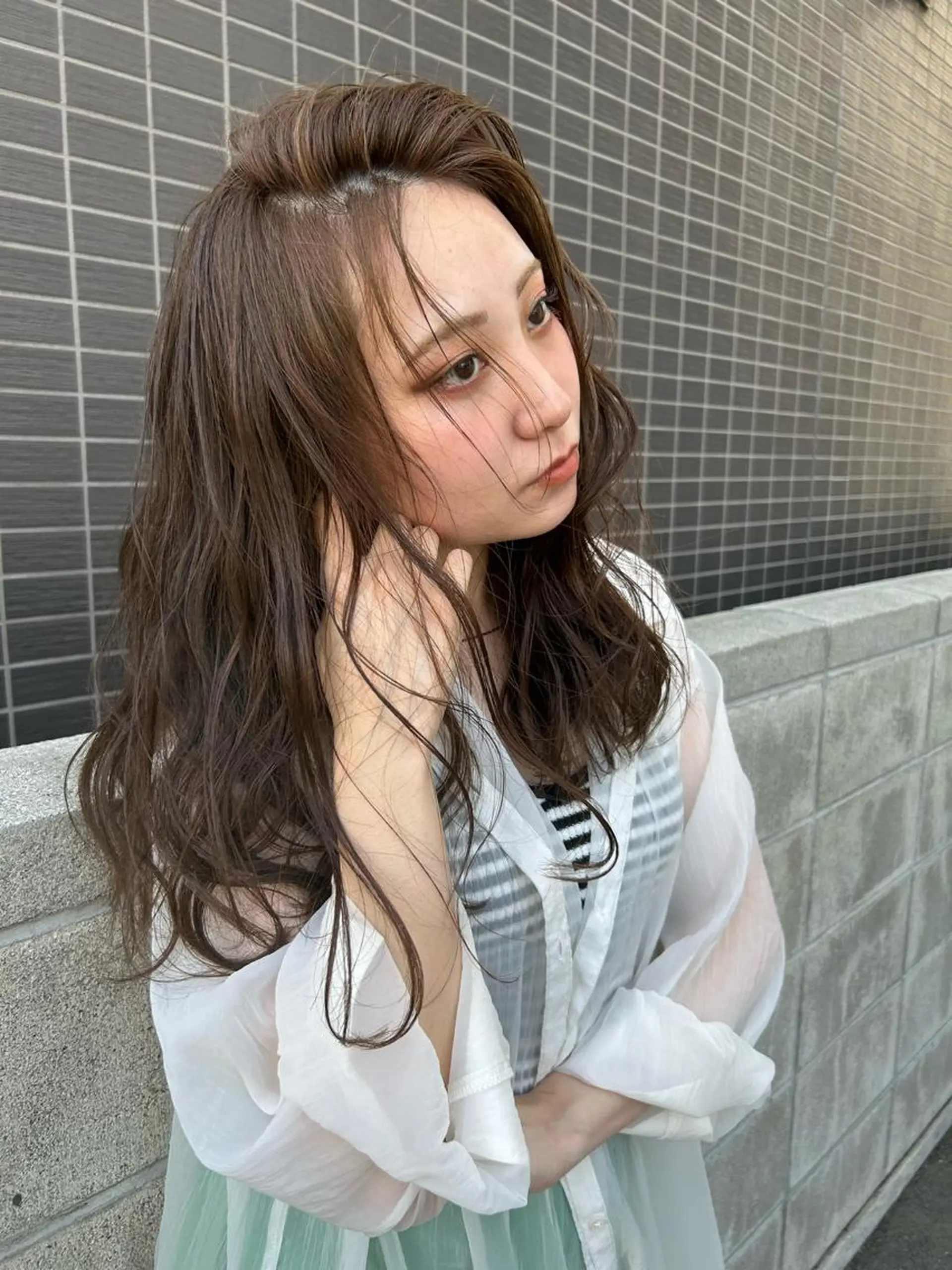 セミロング カラー カット ヘアカラー トリートメント 🌼RIKA🌼 レディース専門💖のヘアスタイル