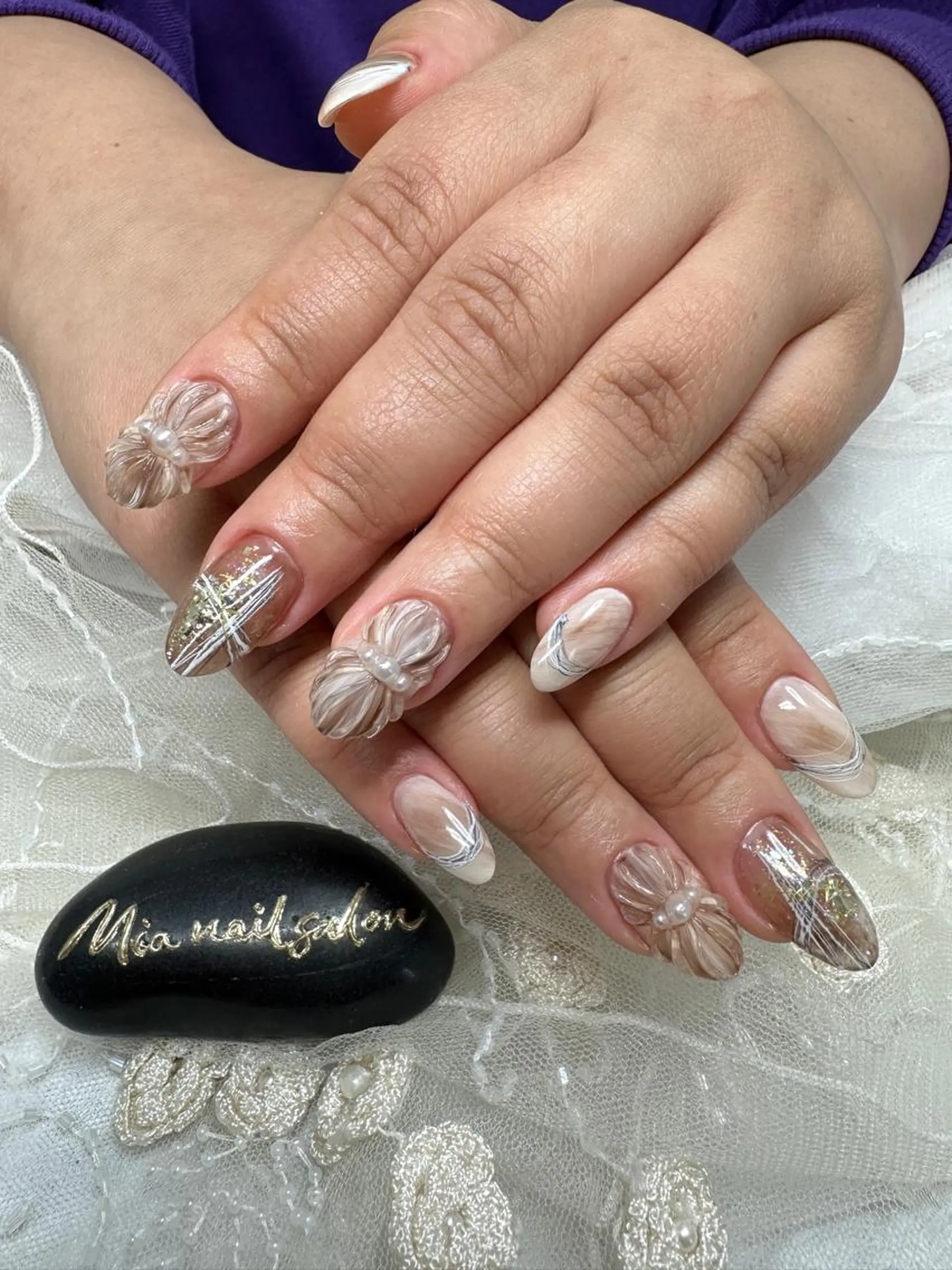 ネイル ハンドネイル Mia 自宅ネイルサロンのネイルデザイン