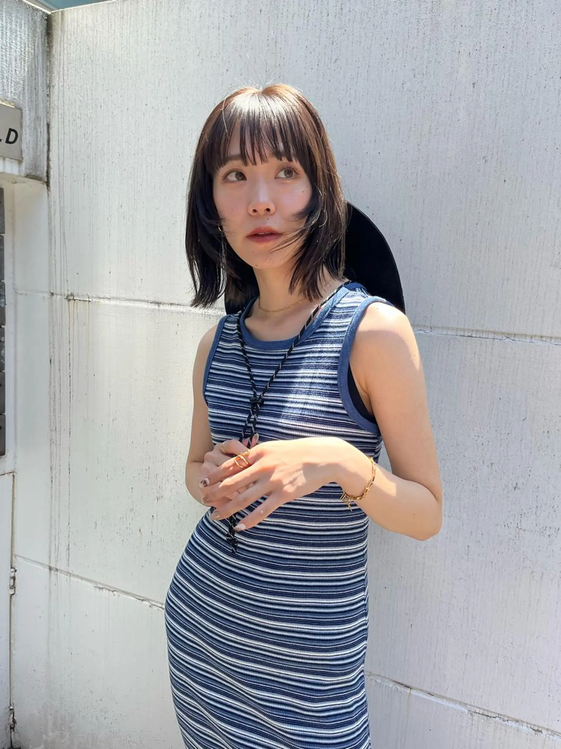 ミディアム カラー ベージュカラー グレージュ オリーブベージュ オリーブカラー オリーブグレージュ カット ヘアカラー オリーブ/縮毛♡ Natsuno🩰のヘアスタイル