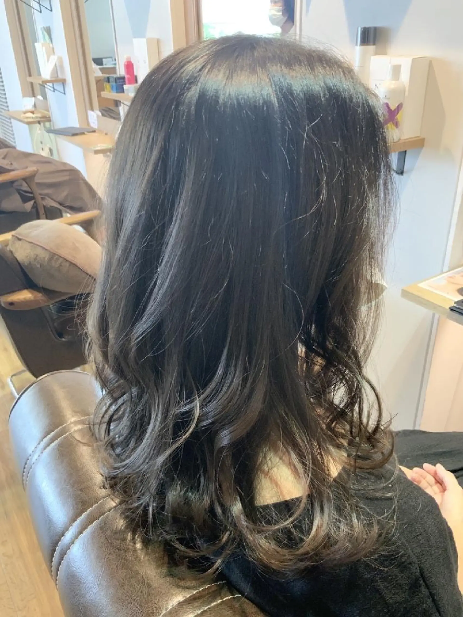 カラー グレージュ 堀 望美のヘアスタイル