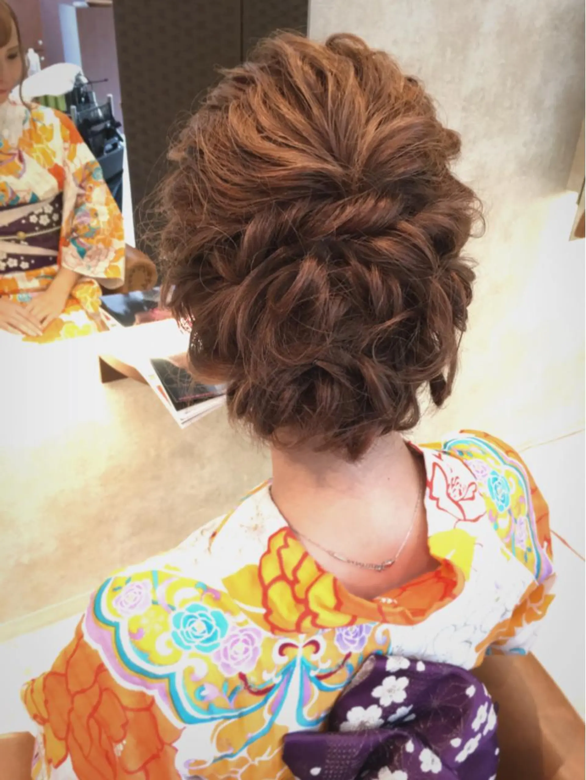 セミロング ヘアアレンジ 美容院 むぎのその他イメージ
