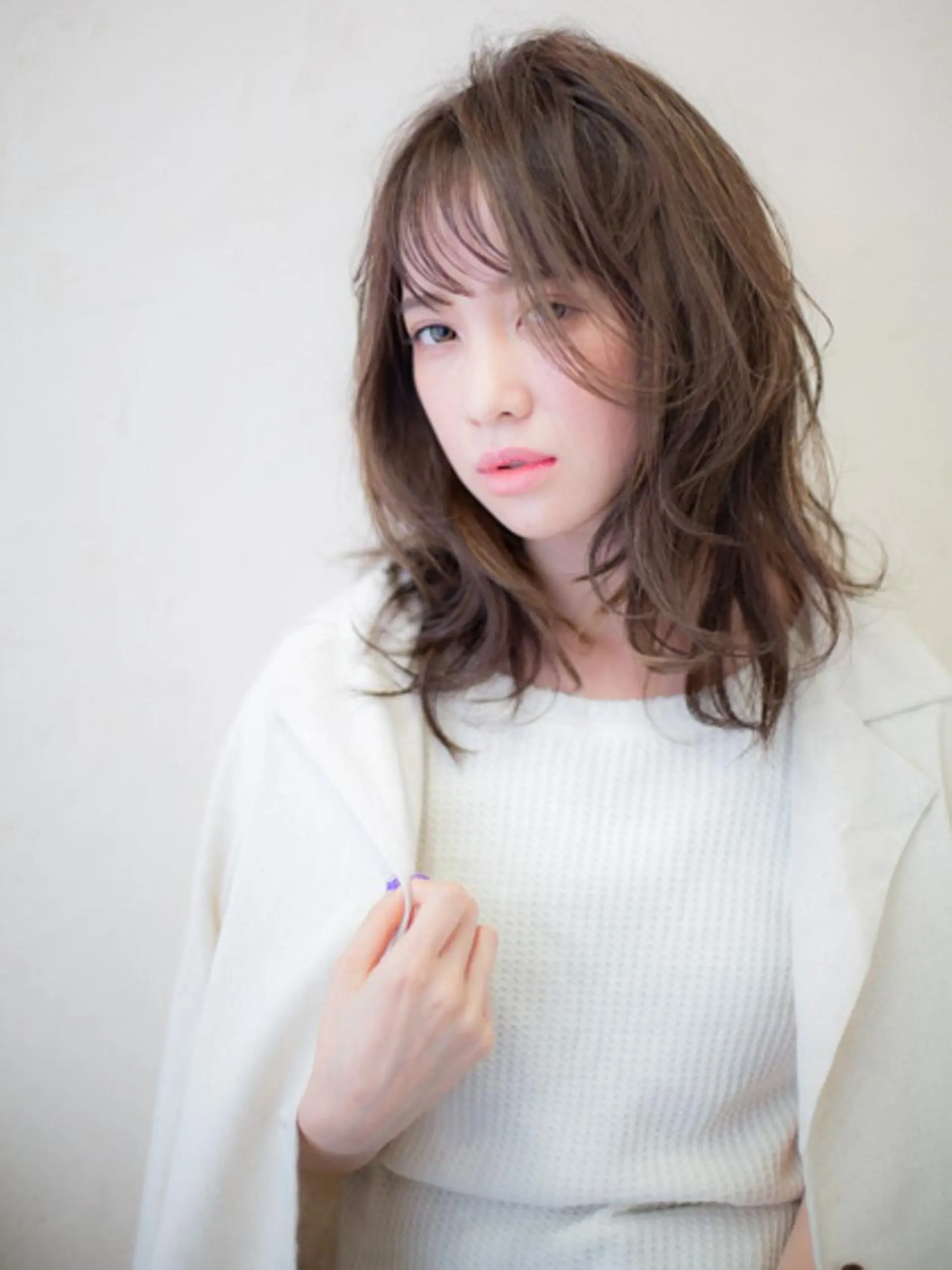 セミロング カラー 【公式】amble luxe池袋東口🩷のヘアスタイル