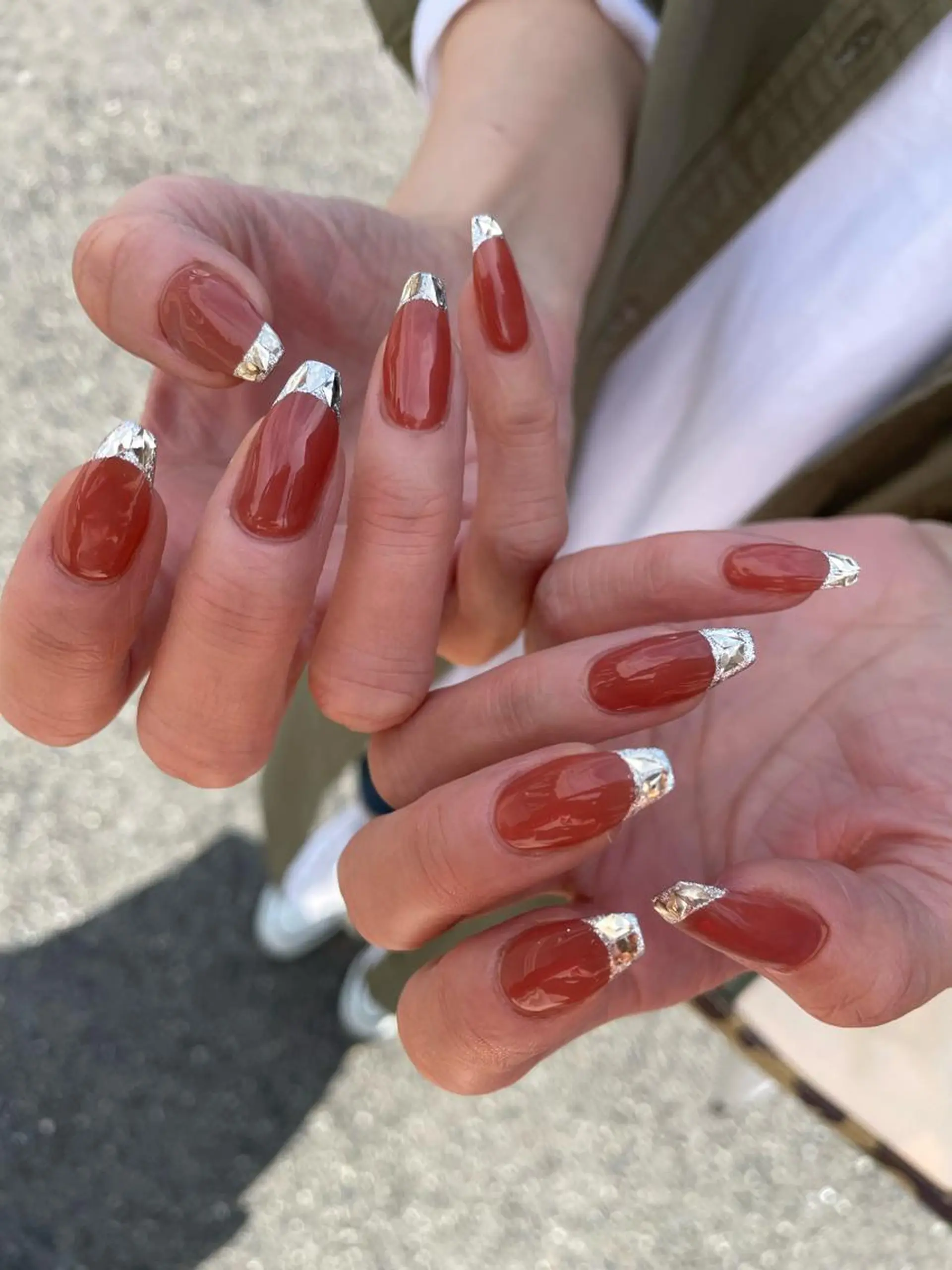 ロング カラー ヘアアレンジ キッズ ネイル マツエク・マツパ 福田 加奈のネイルデザイン