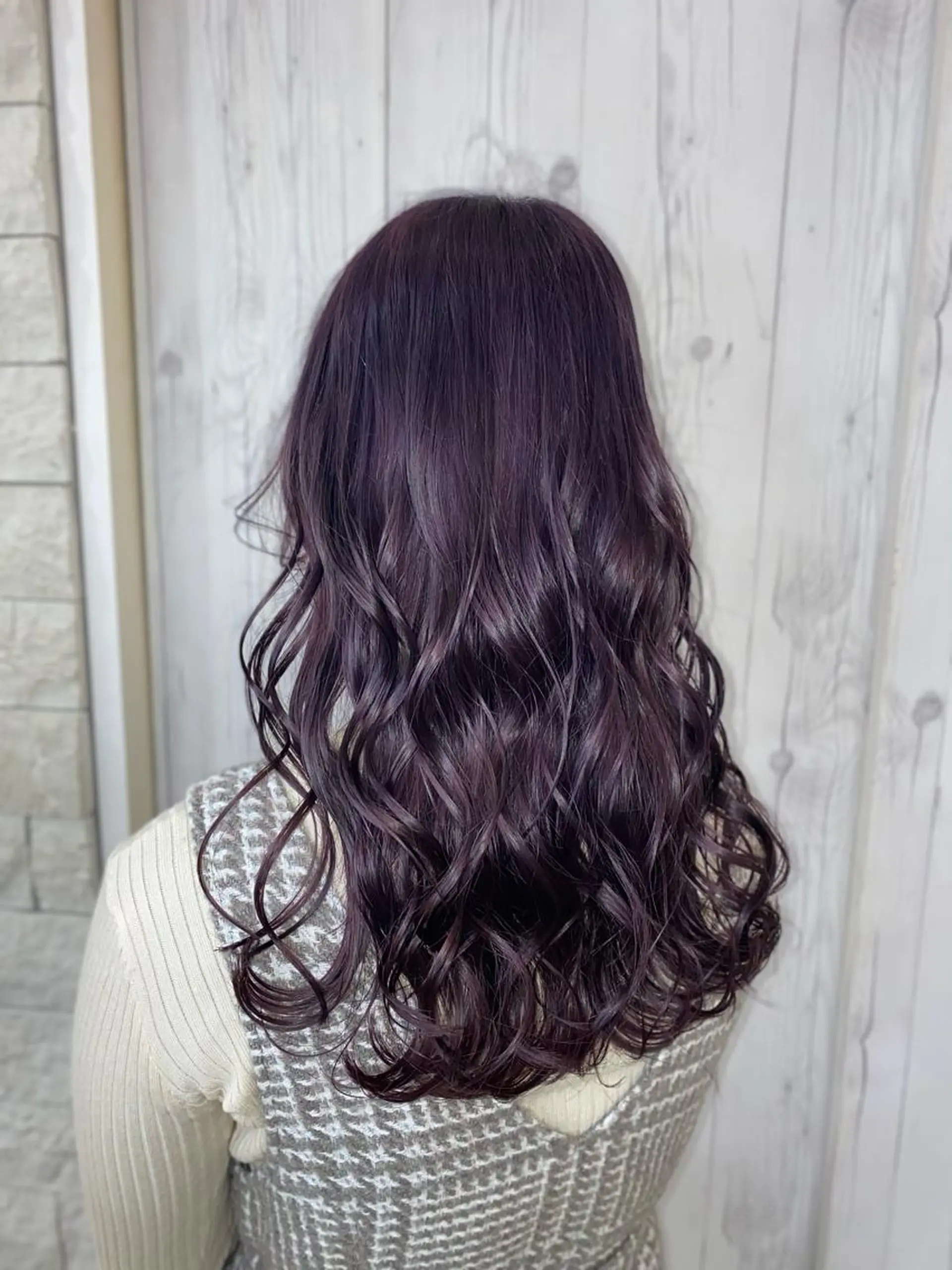 セミロング ヘアカラー ゆぴ☾‪/推しカラー /ハイトーンのヘアスタイル