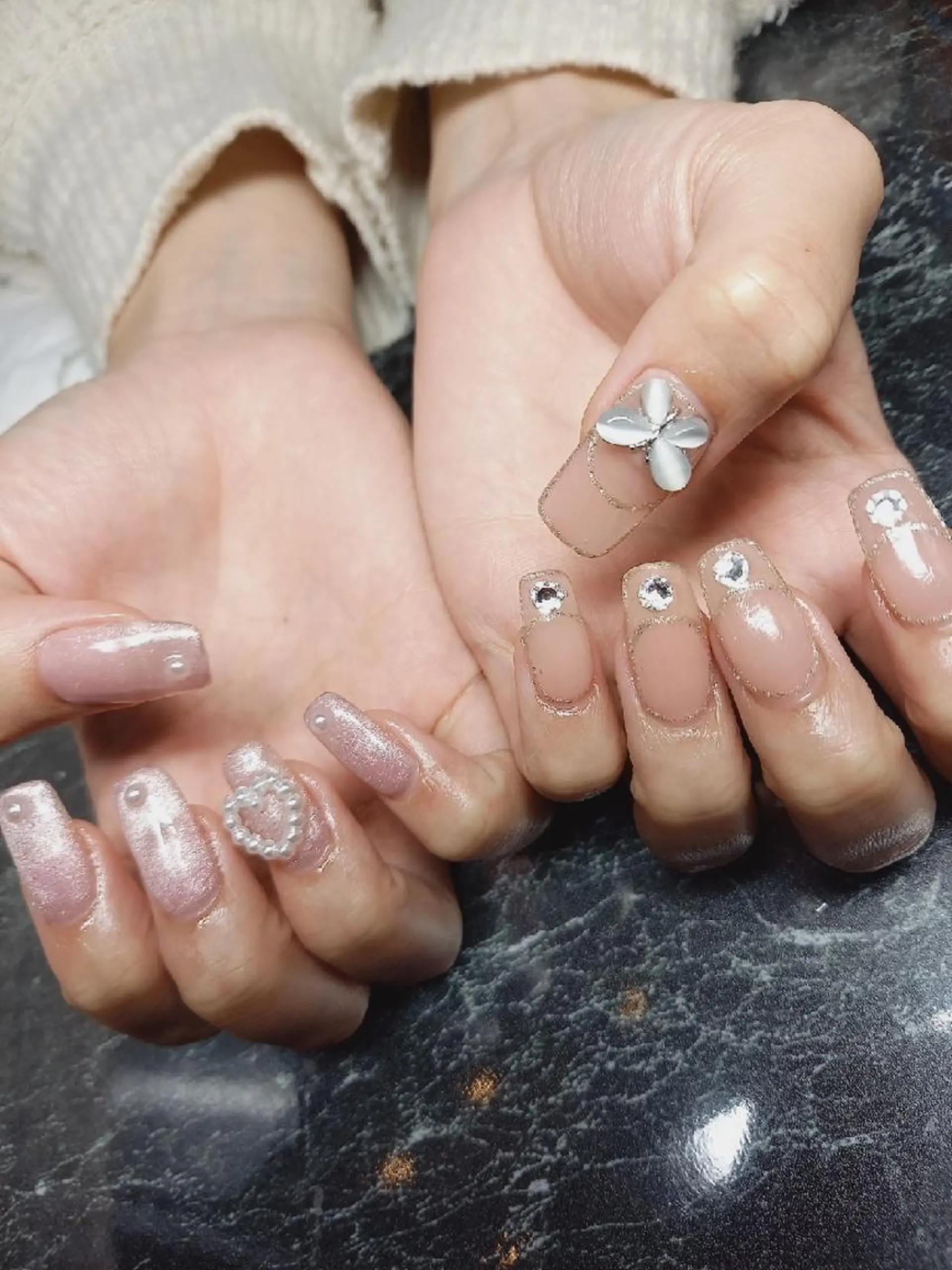 ネイル 成人式 salon de  Princessのネイルデザイン