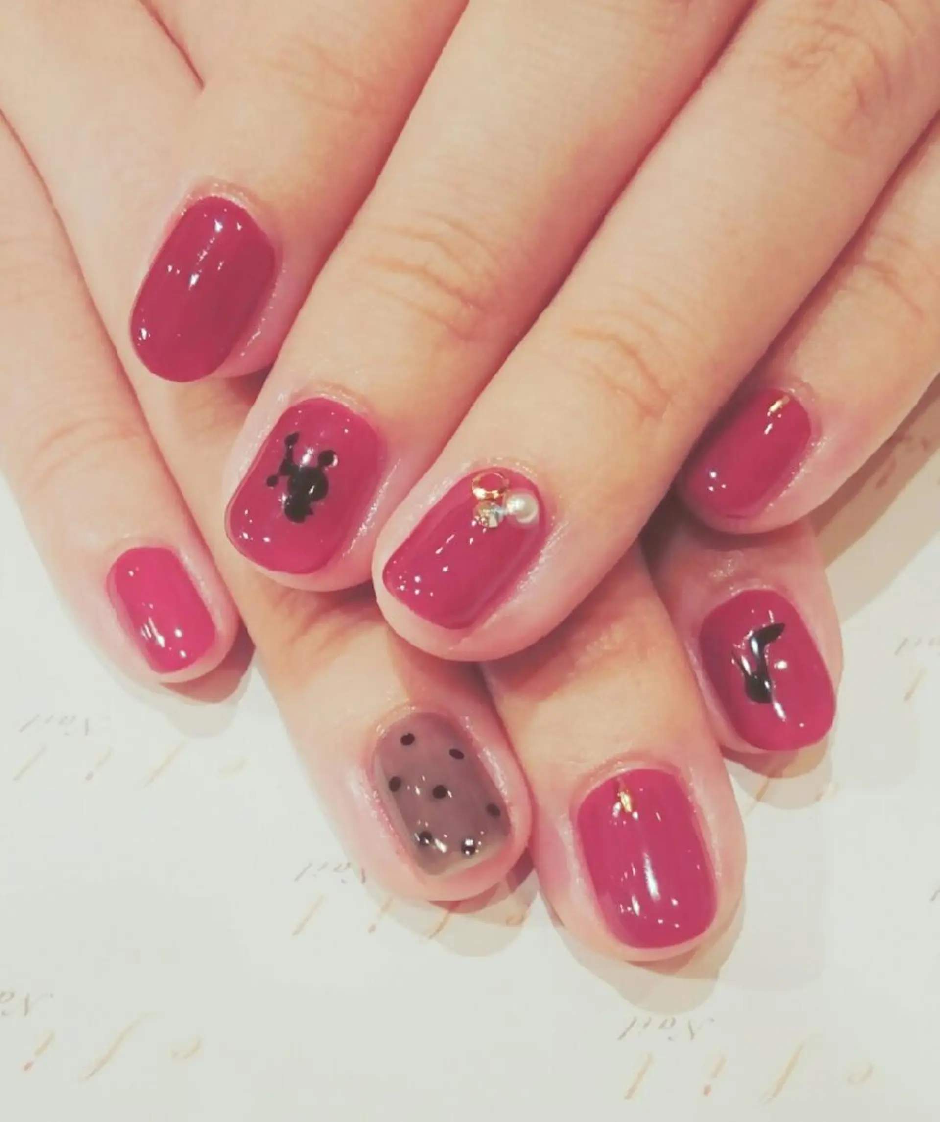 ネイル ジェルネイル みー shakushiroのネイルデザイン