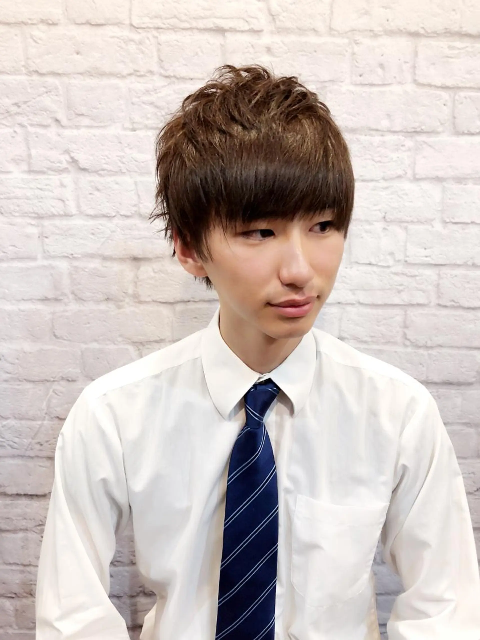 ミディアム メンズ マッシュ カット ヘアセット 六本木メンズヘア 大橋勇貴のヘアスタイル