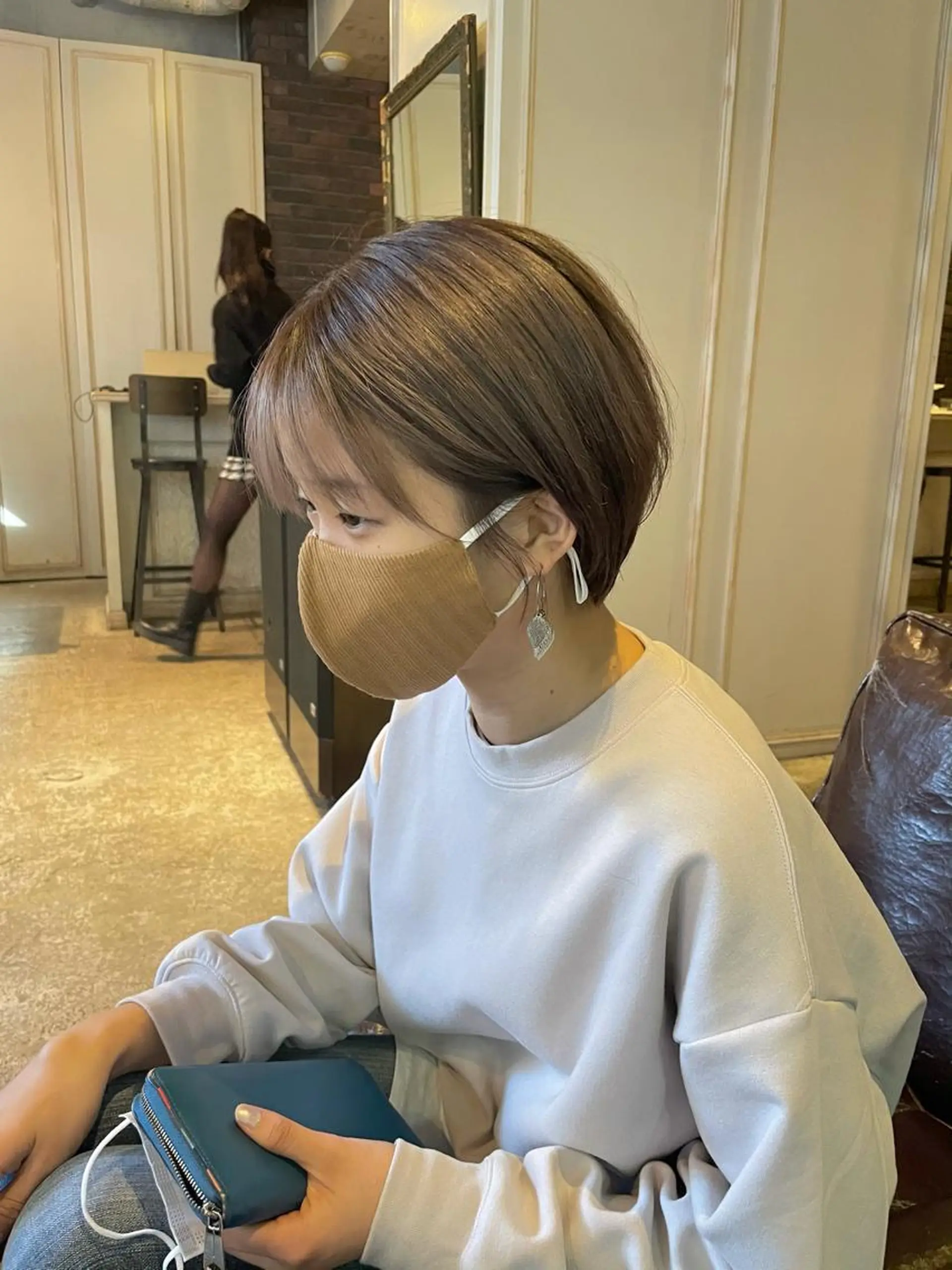 ショート カット ヘアカラー トリートメント 🔥女子ウケ🔥 メンズカットRIOのヘアスタイル