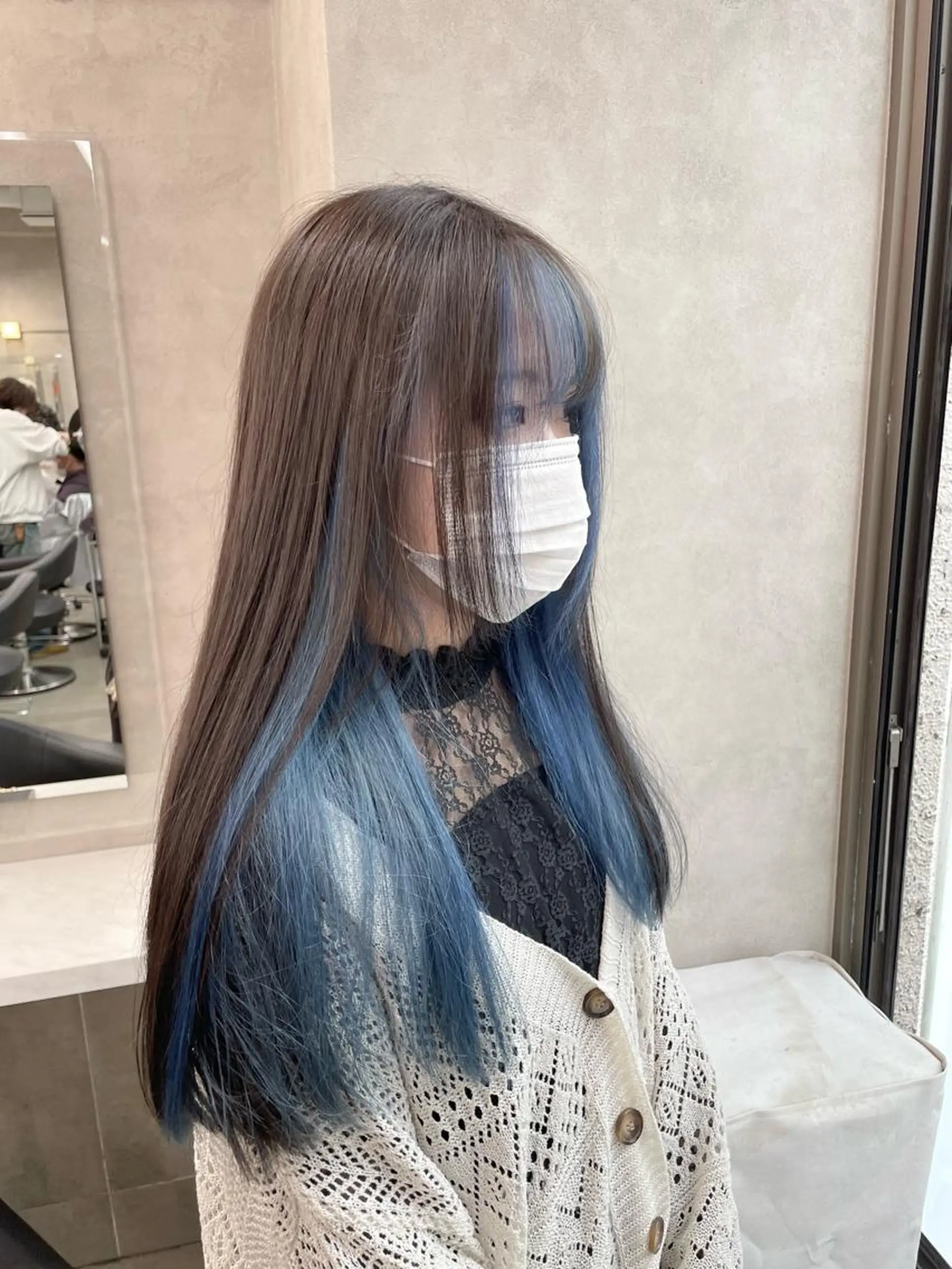ロング カラー *モデル募集🤍横浜 透明感カラー🫧のヘアスタイル