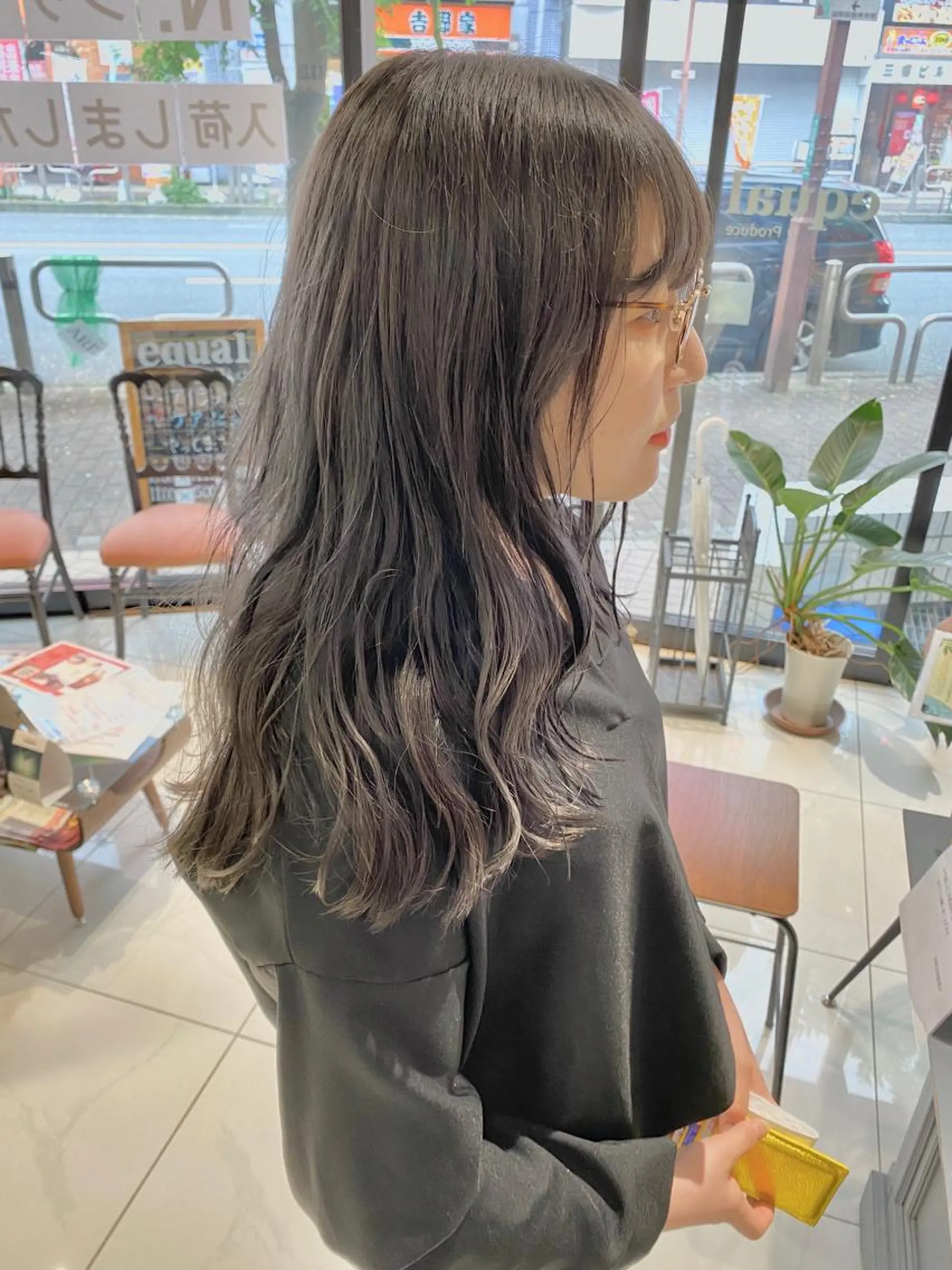 セミロング カラー ✨髪質改善専門店✨ QOLU✨のヘアスタイル