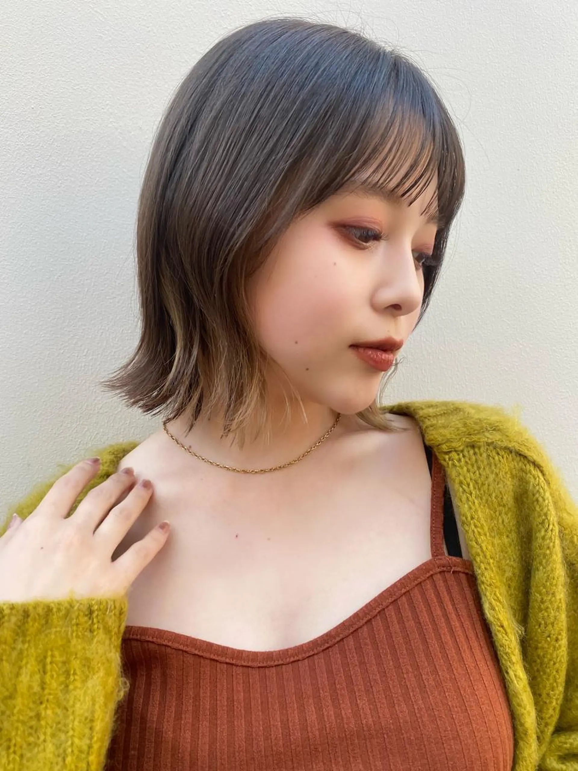 ミディアム カラー 🪭risa 暖色/レイヤー🪭のヘアスタイル