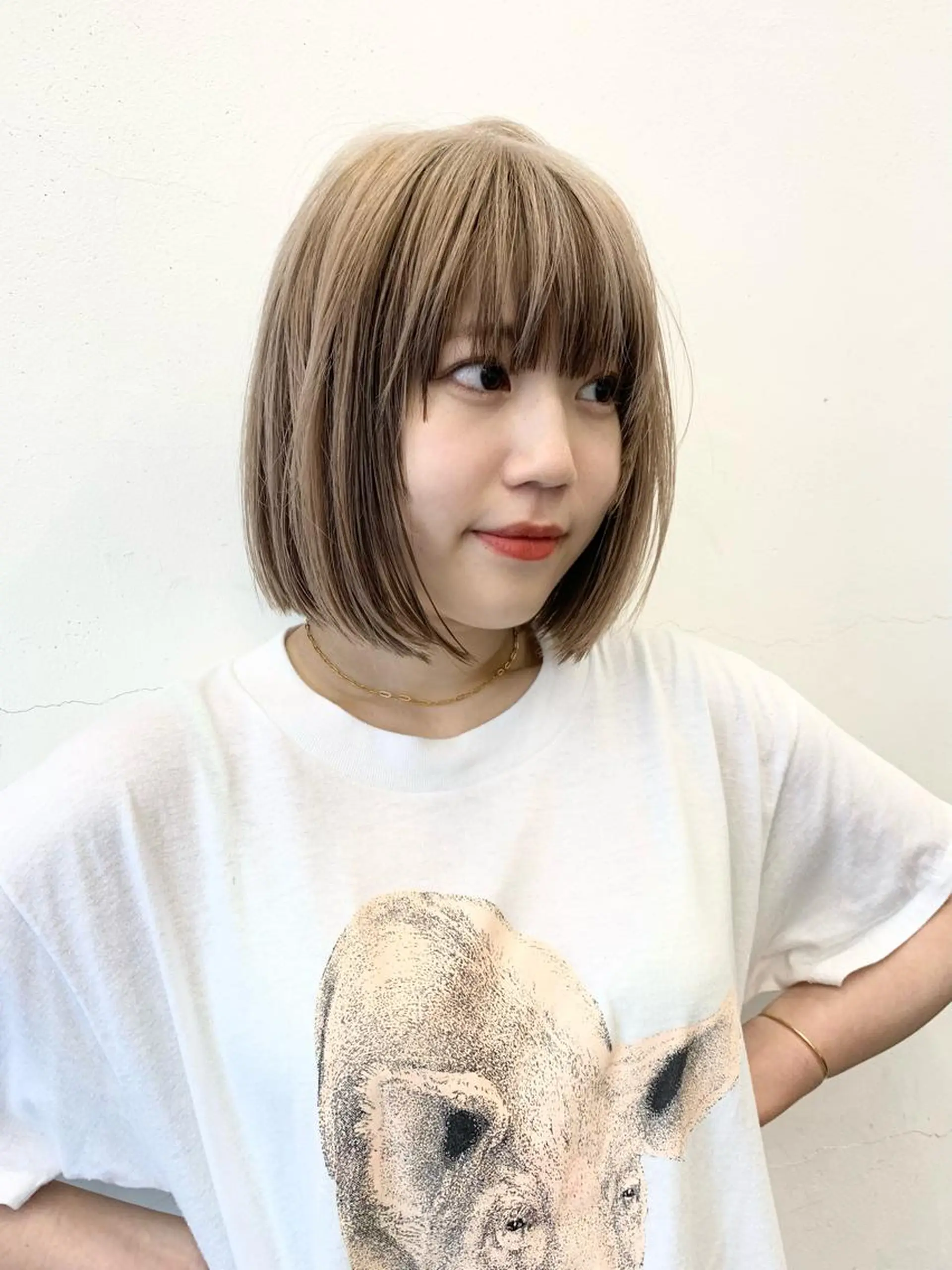 ショート カラー ヘアカラー トリートメント レイヤーカット/艶髪 ✨💭KIRARIのヘアスタイル