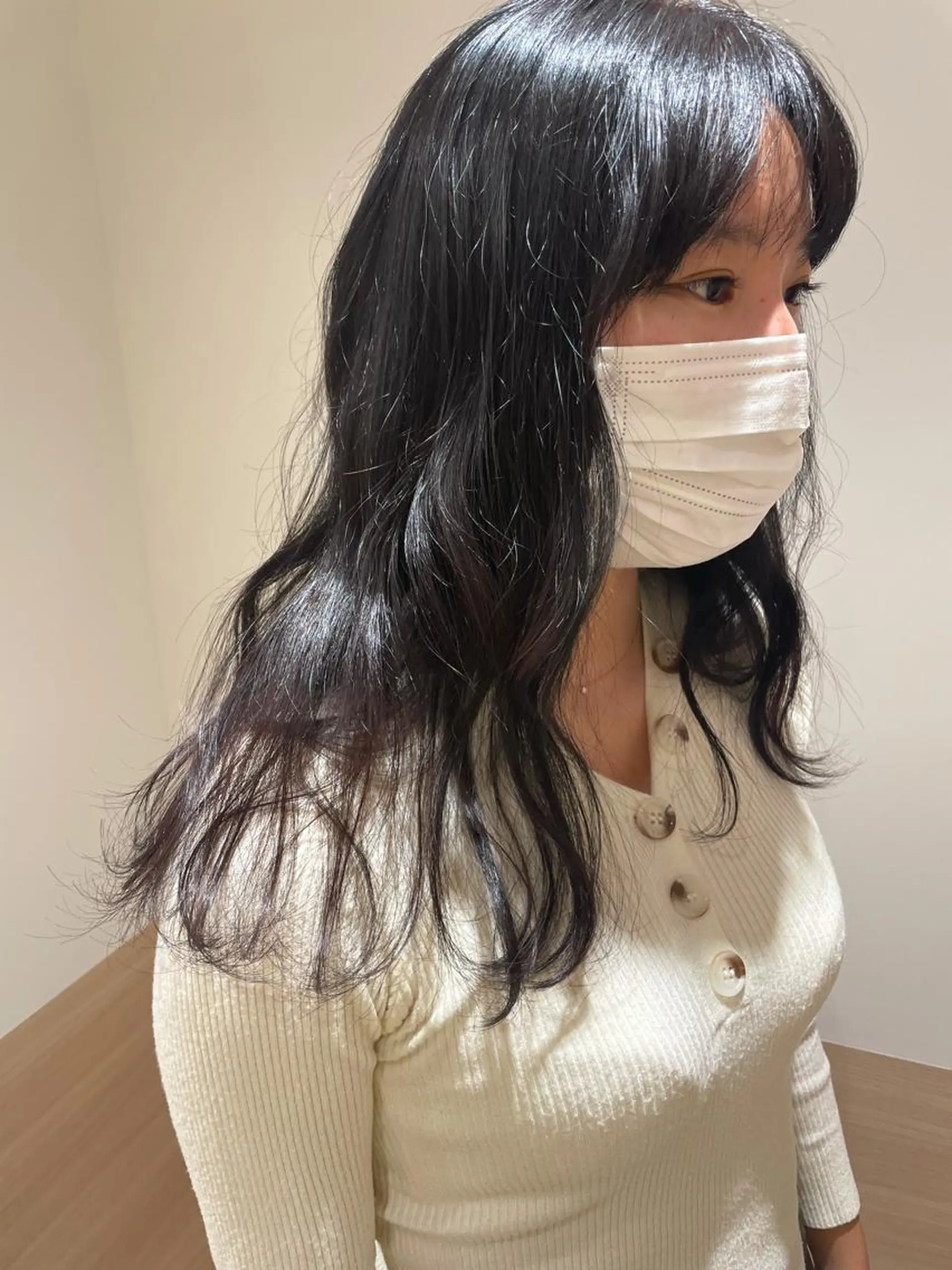 ロング カラー ブラウンカラー ケアカラー ピンクカラー ピンクブラウン バイオレットカラー 天野 瑠真のヘアスタイル