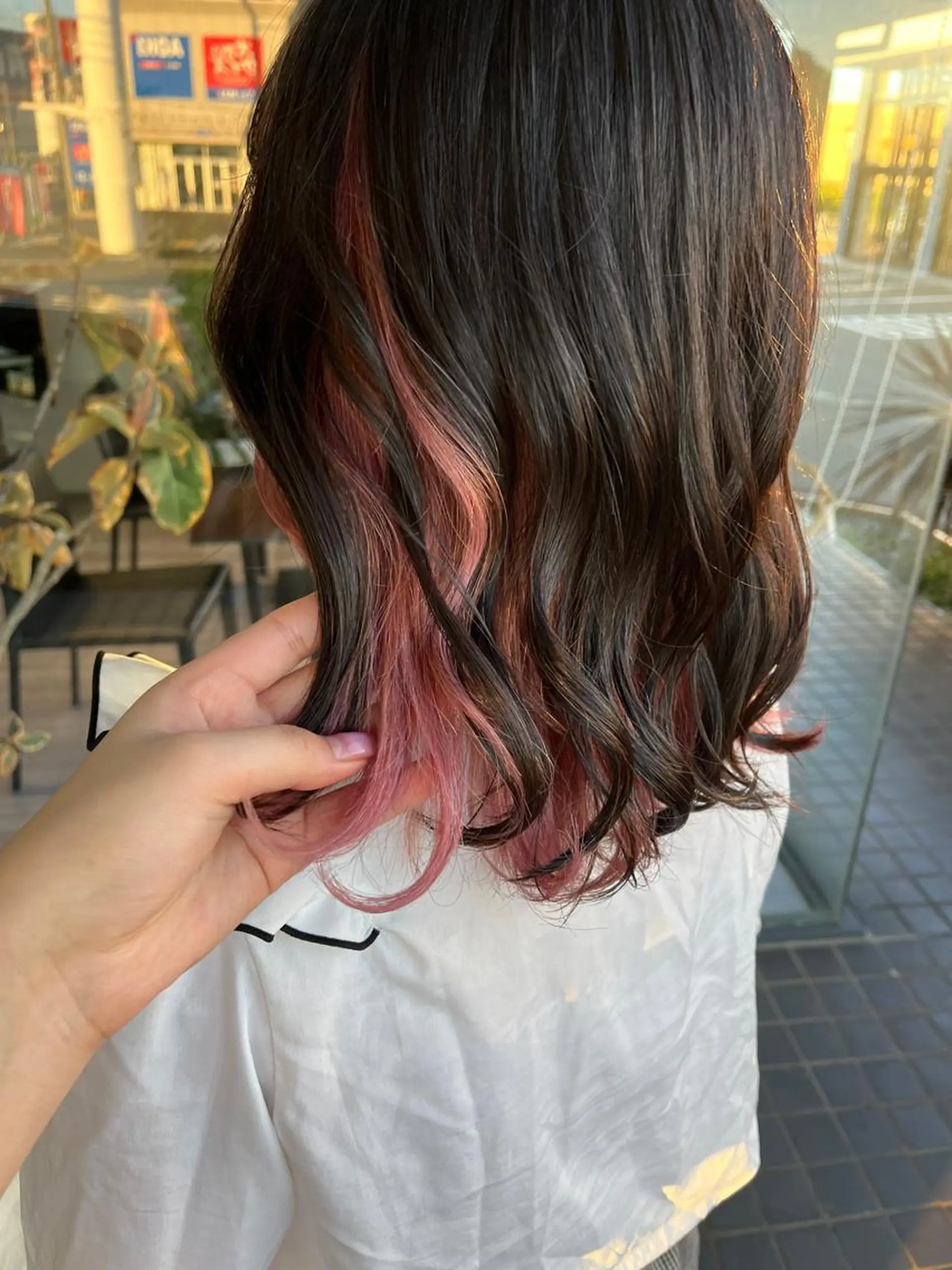 ミディアム カラー alu yuinaのヘアスタイル