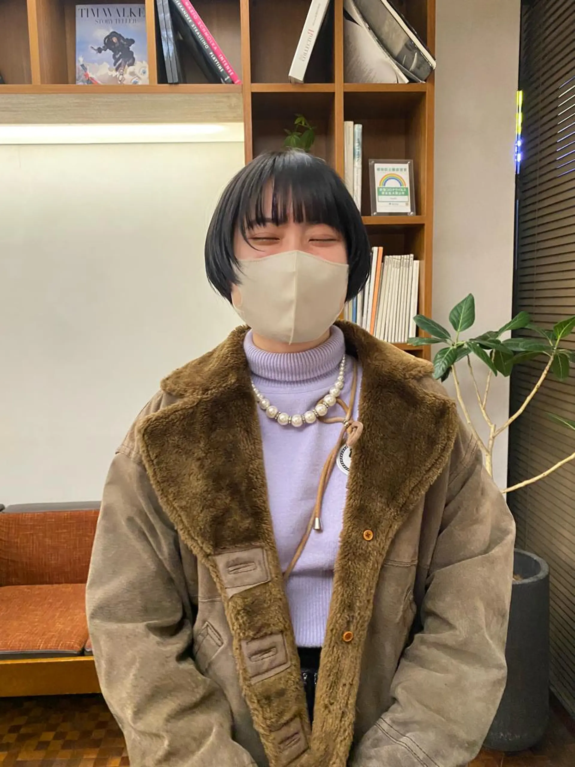 ショート カラー Paddle所属・似合わせレイヤー/ ニュアンスパーマ高倉のヘアスタイル