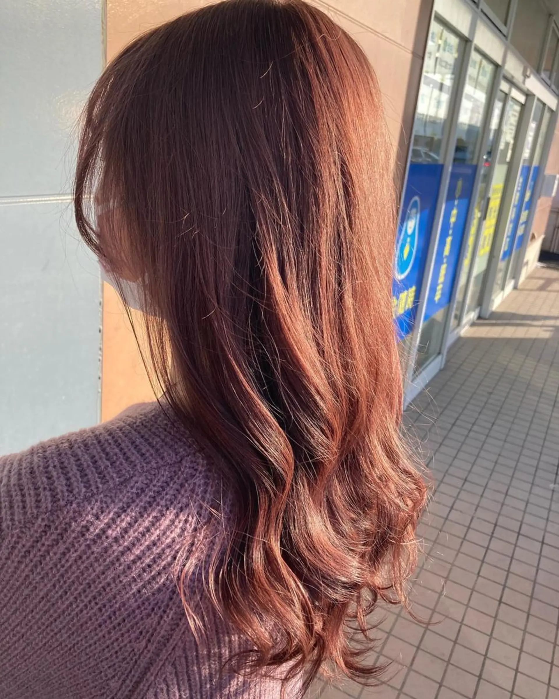 カラー ベージュカラー ブリーチ デザインカラー ピンクカラー ピンクベージュ 髪質改善/透明感 カラー/内藤有須加のヘアスタイル