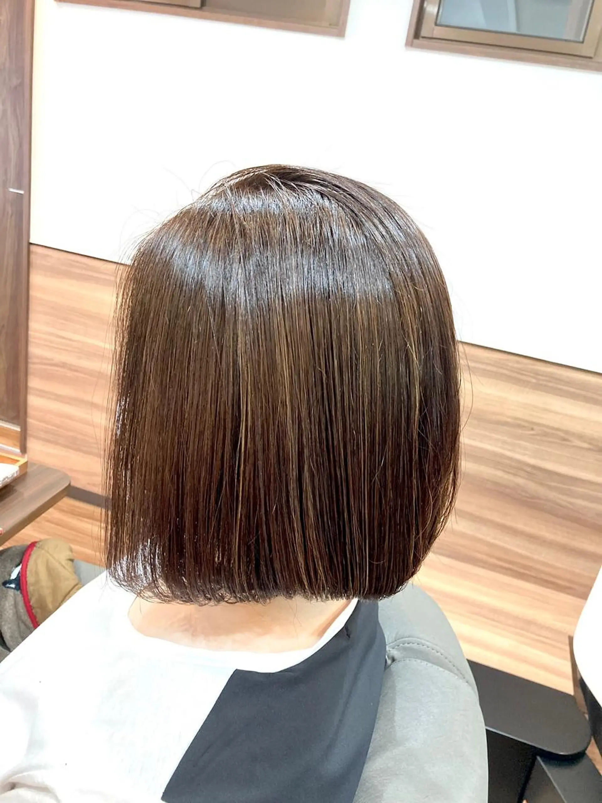 ミディアム カラー ハイライトカラー ハイライト Annon プライベートサロンのヘアスタイル