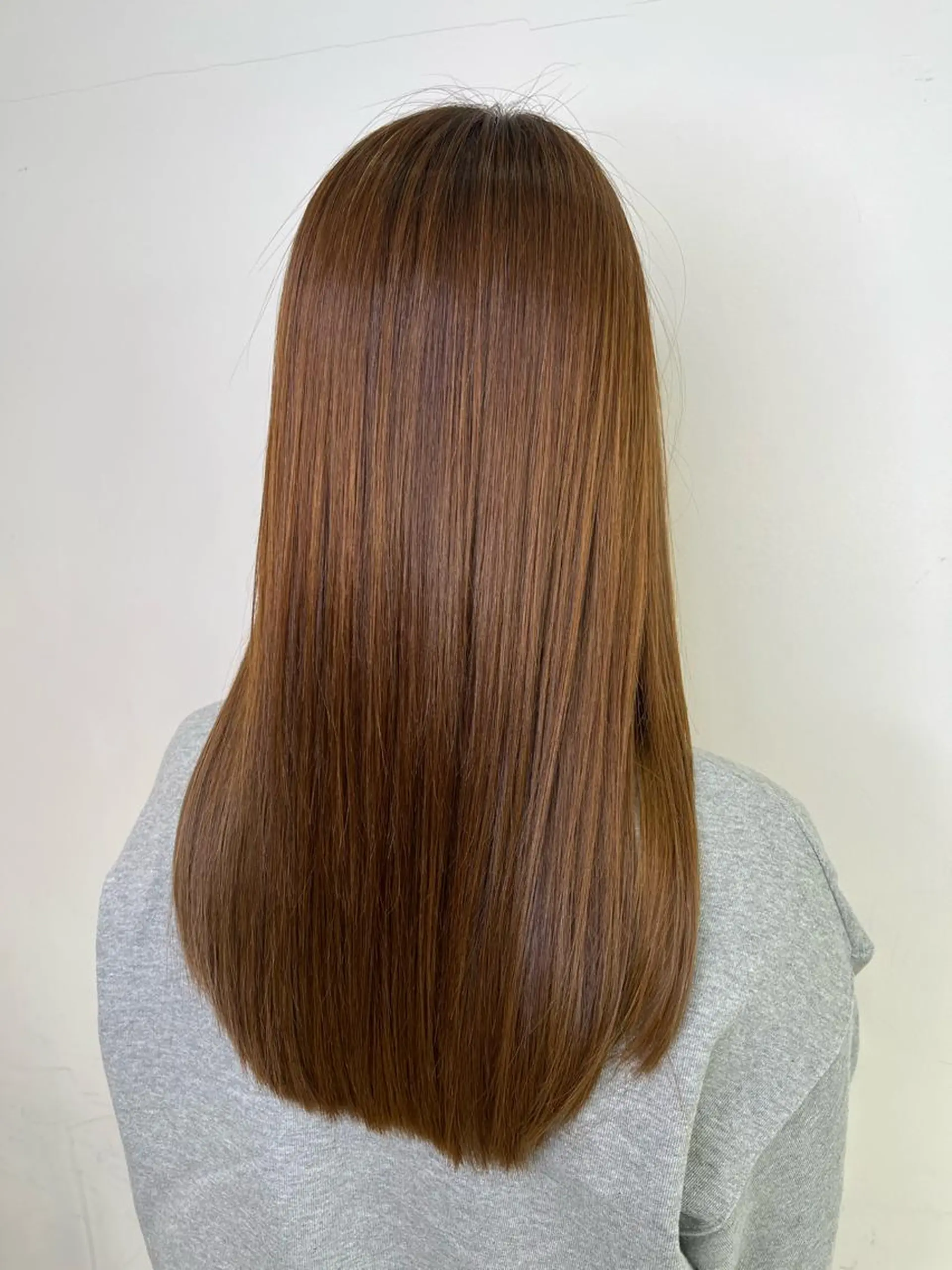 セミロング カラー カット トリートメント 斉藤 翔平のヘアスタイル