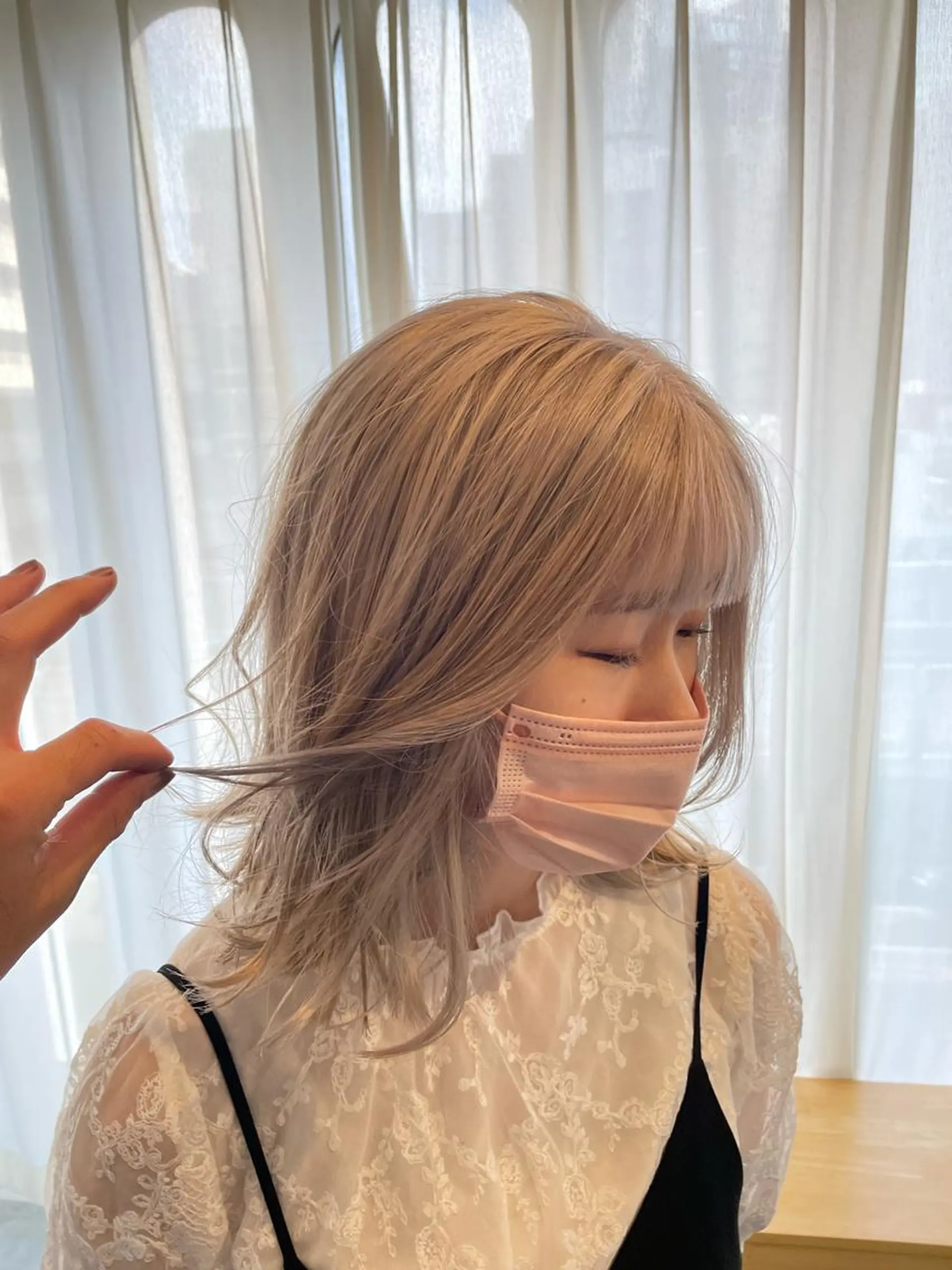 ミディアム ALLEN hair 京橋店のヘアスタイル