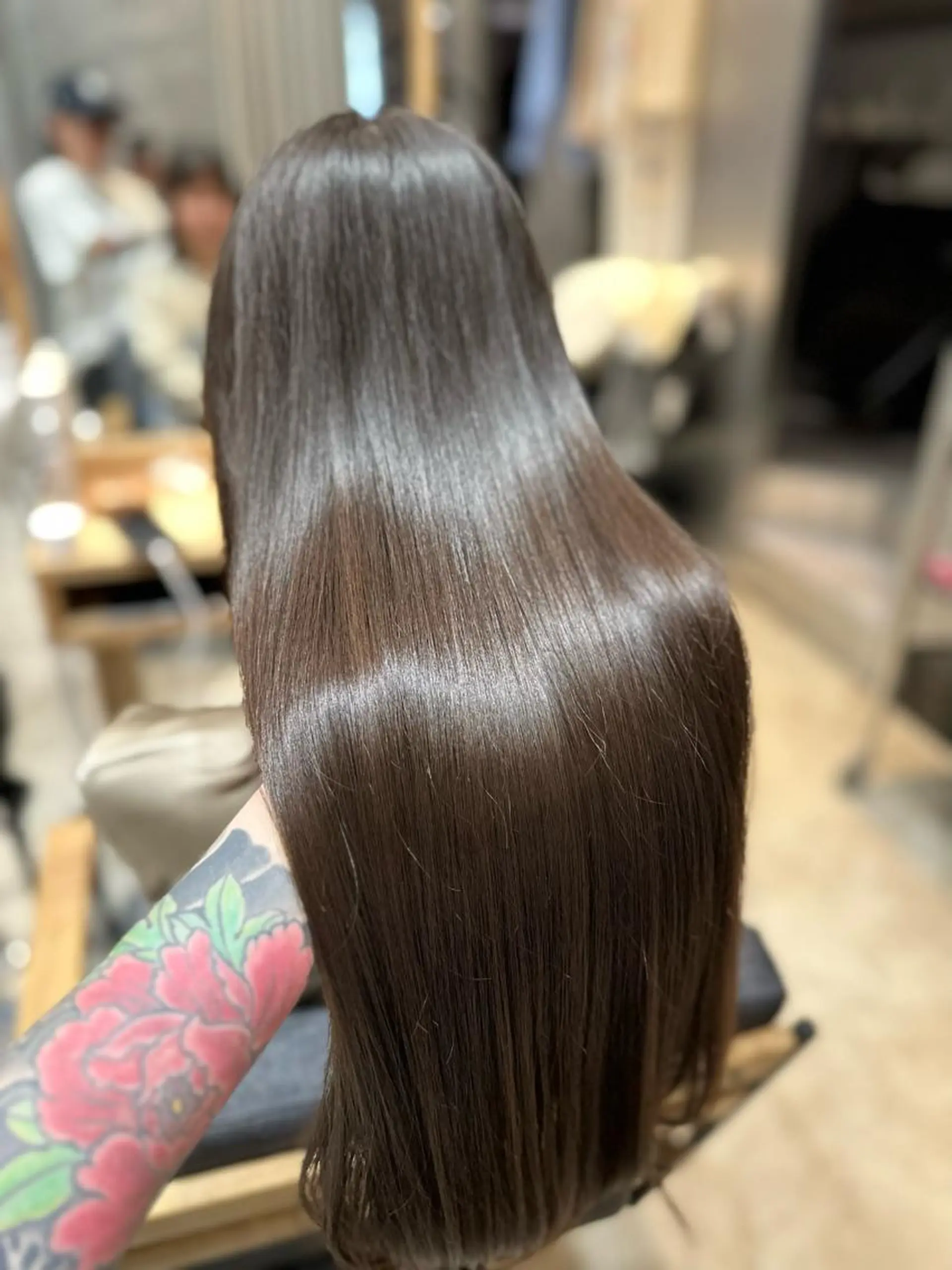 ロング 縮毛矯正 DAICHI inity心斎橋のヘアスタイル