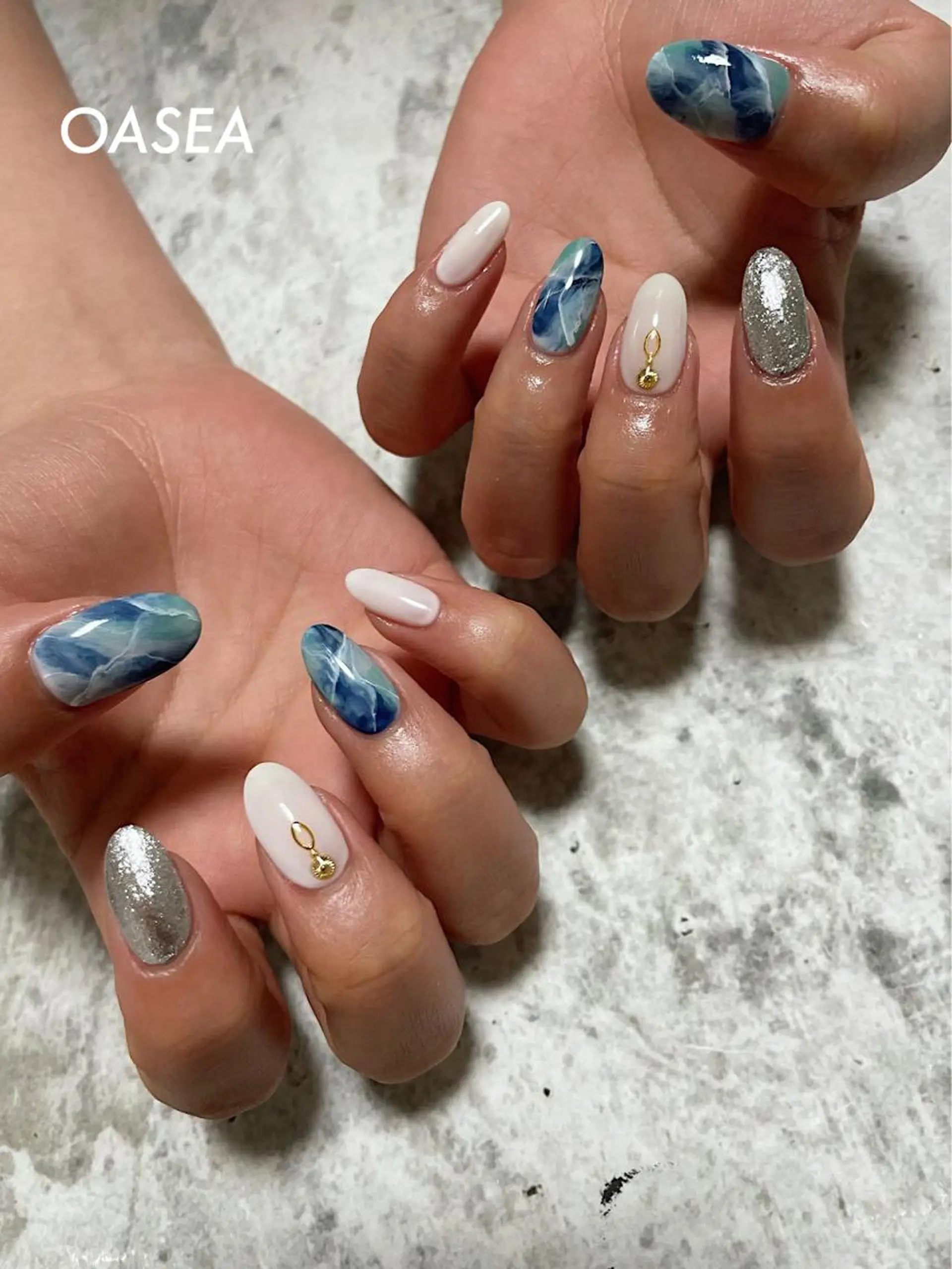 ネイル ハンドネイル 🌞💜 KAORI 🌴のネイルデザイン