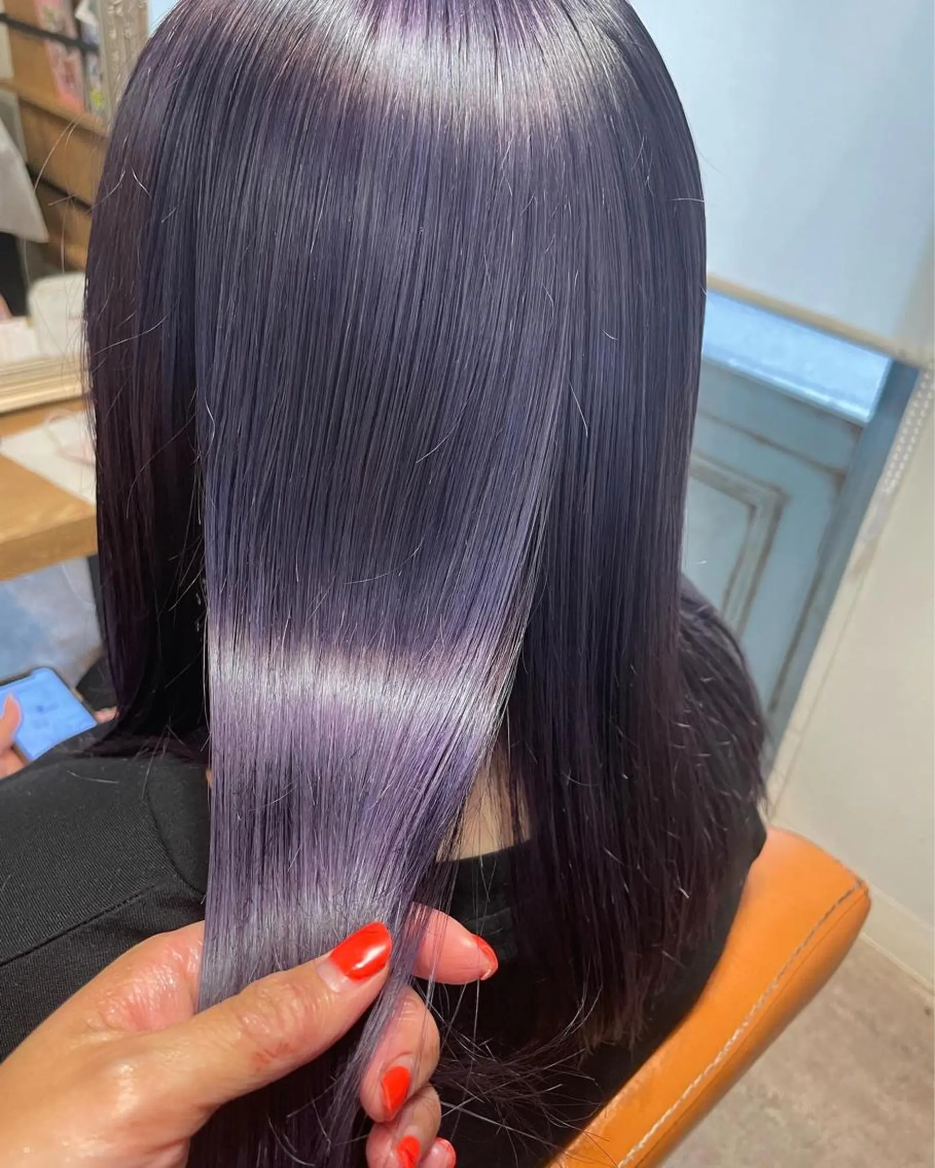 ミディアム カット ヘアカラー HARE 川崎晴佳のヘアスタイル