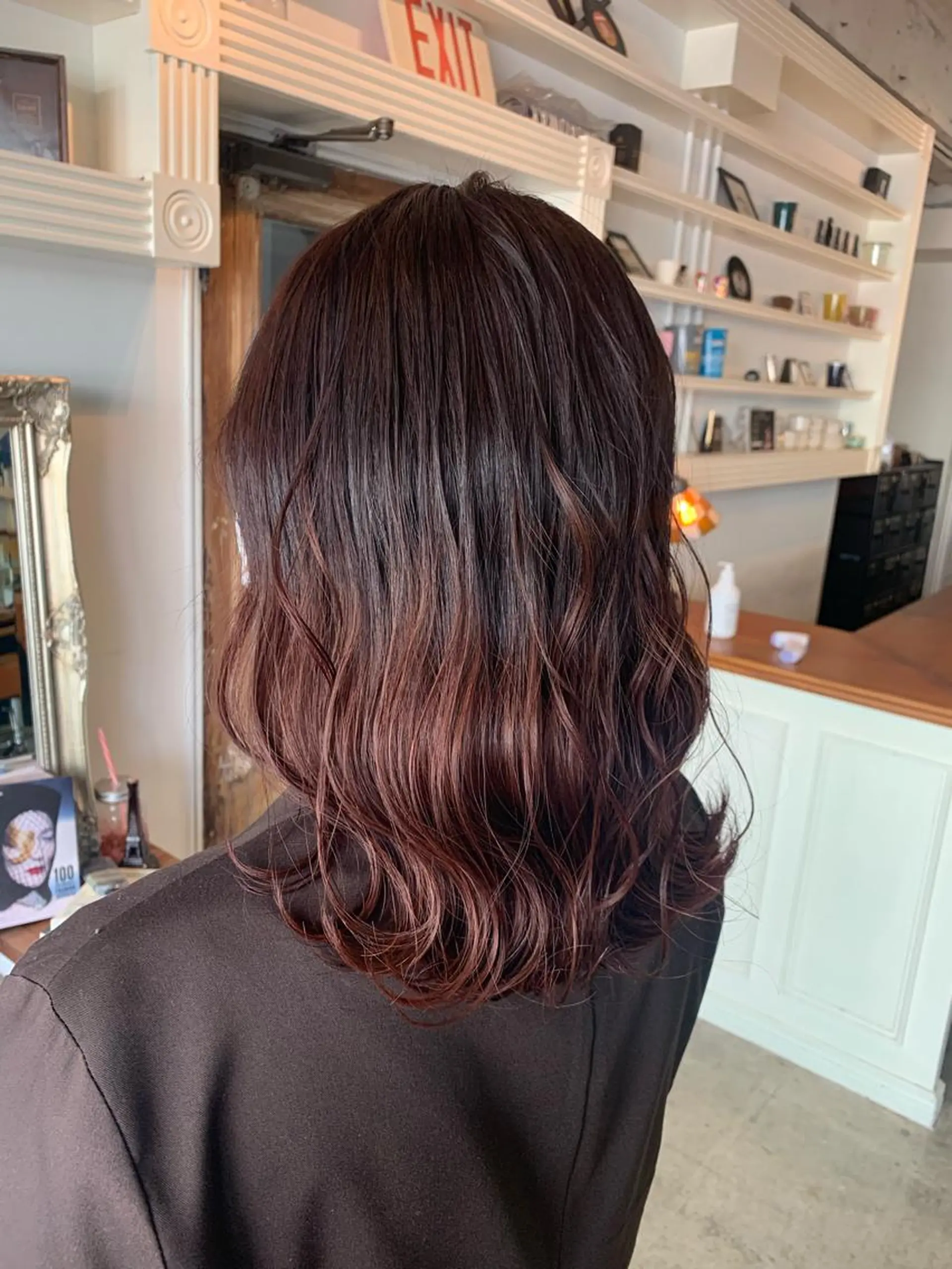 ミディアム ヘアカラー トリートメント ヘッドスパ ヘアセット 大宮/山口 竣也のヘアスタイル