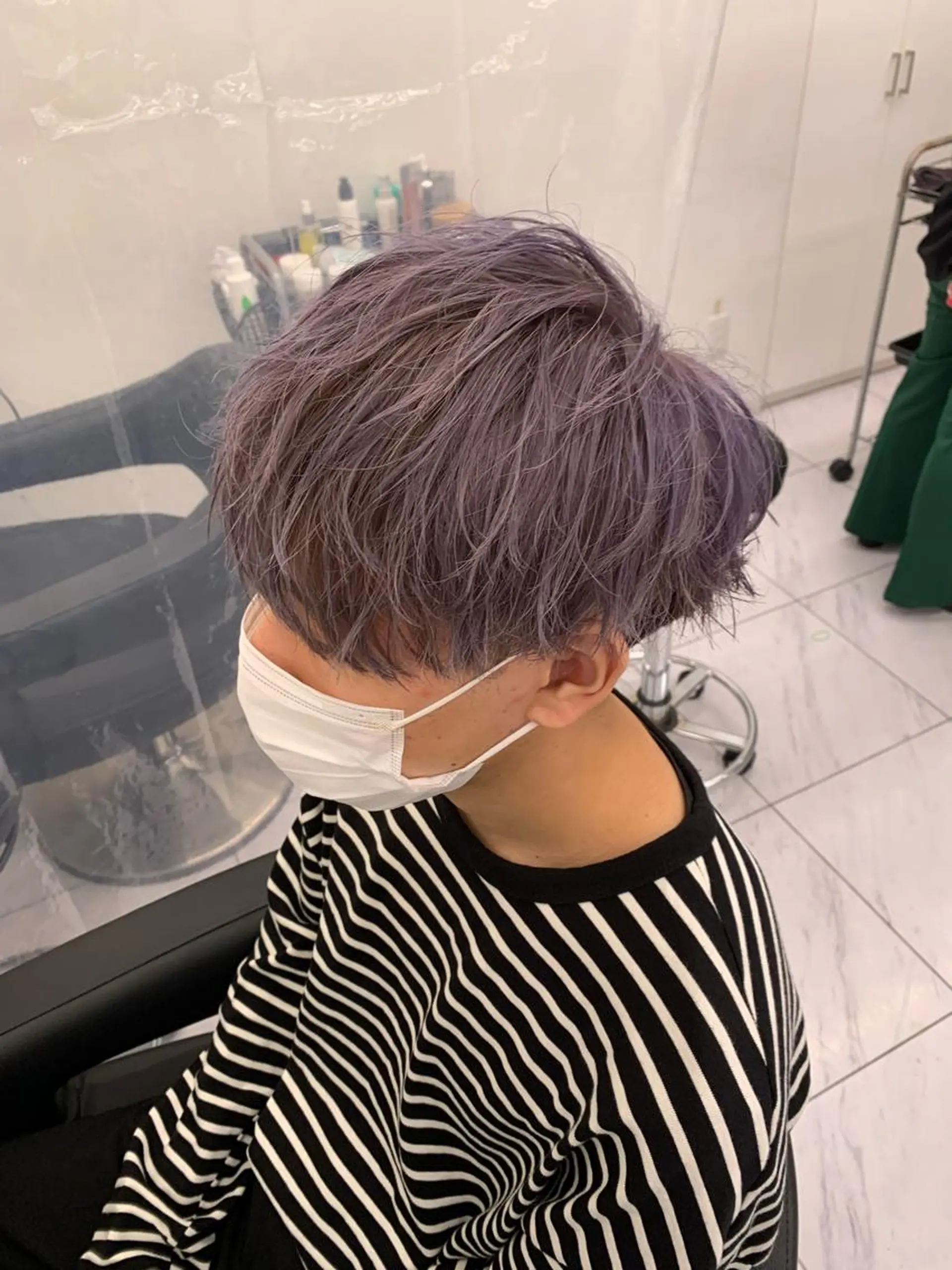 ショート カラー メンズ メンズパーマ特化 TAIGAのヘアスタイル